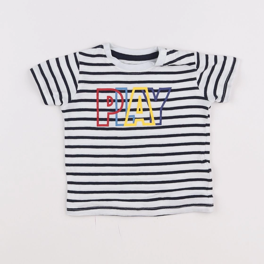 Vertbaudet - tee-shirt multicolore - 3 mois