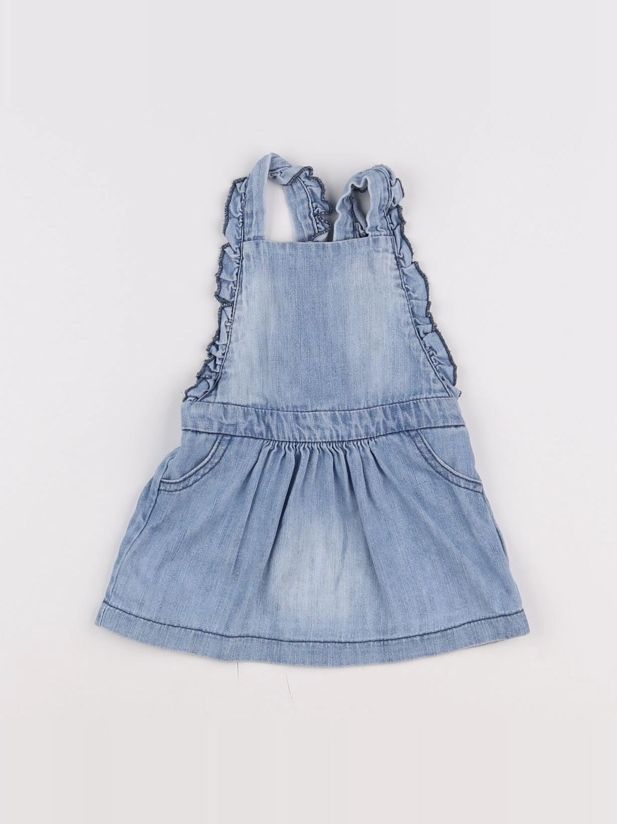 Vertbaudet - robe bleu - 9 mois