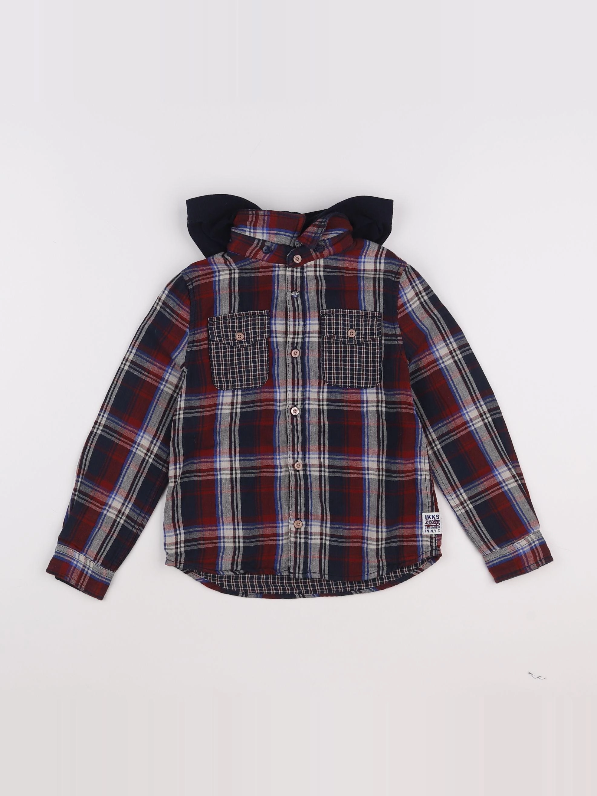 IKKS - chemise bleu - 6 ans