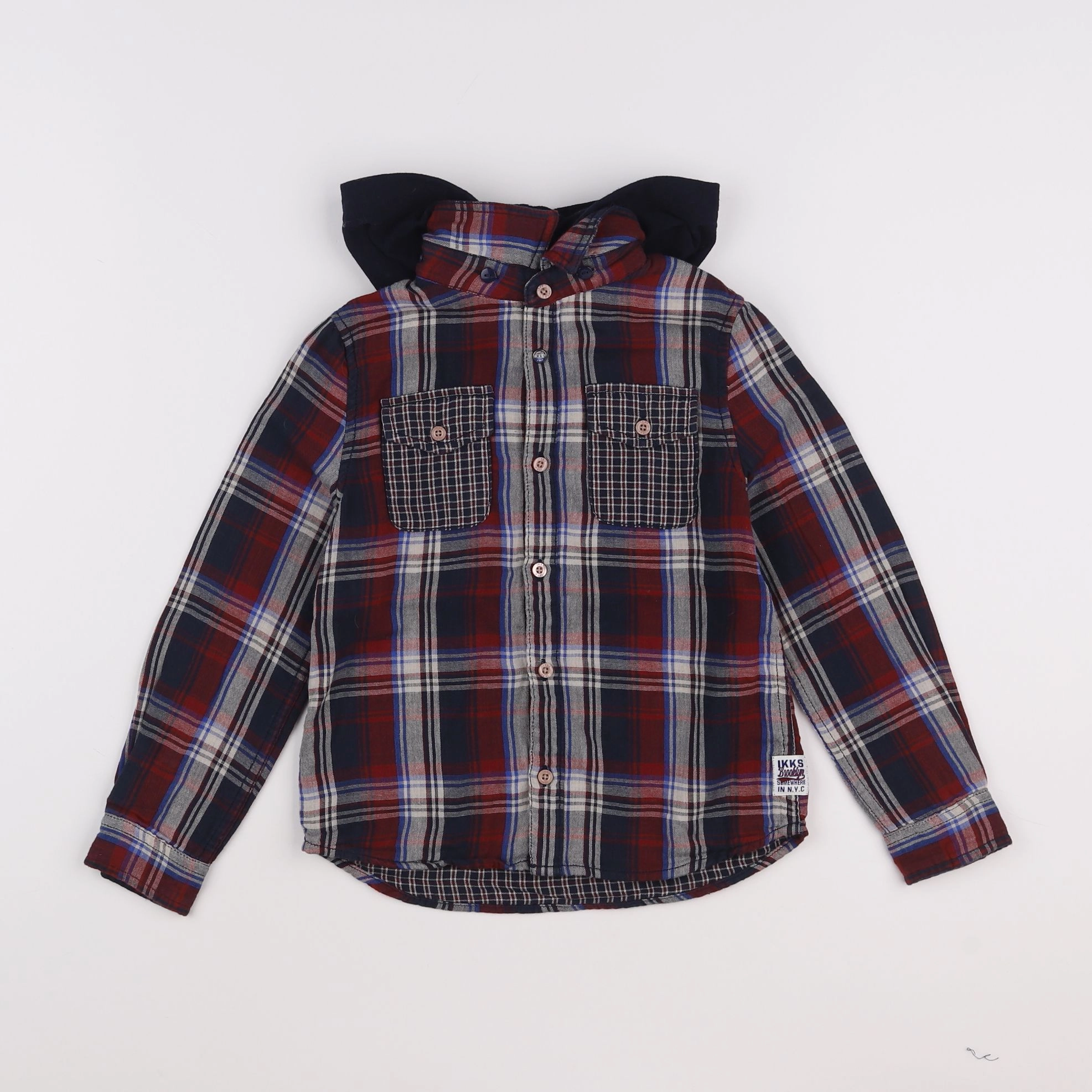 IKKS - chemise bleu - 6 ans