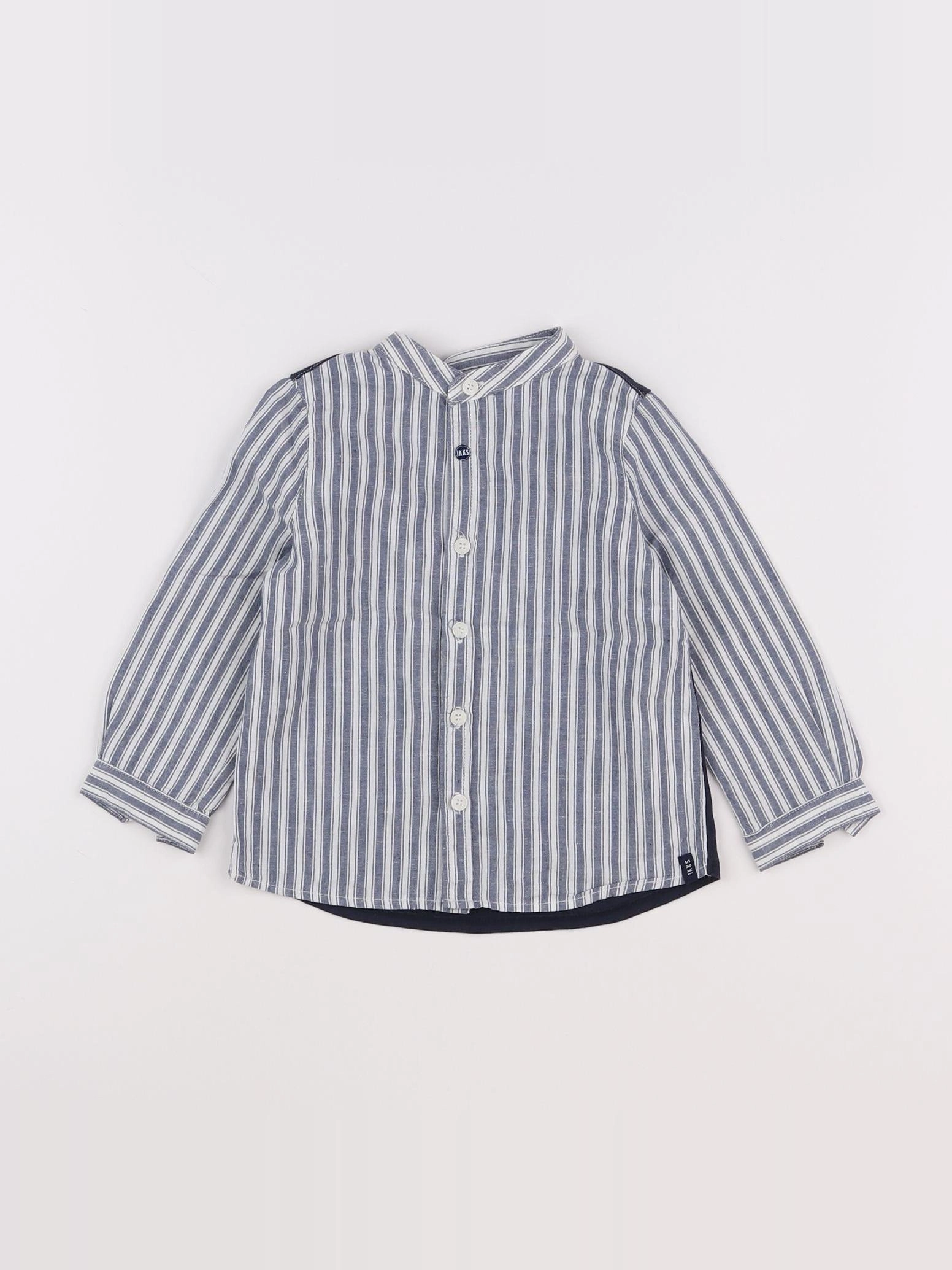 IKKS - chemise bleu - 18 mois