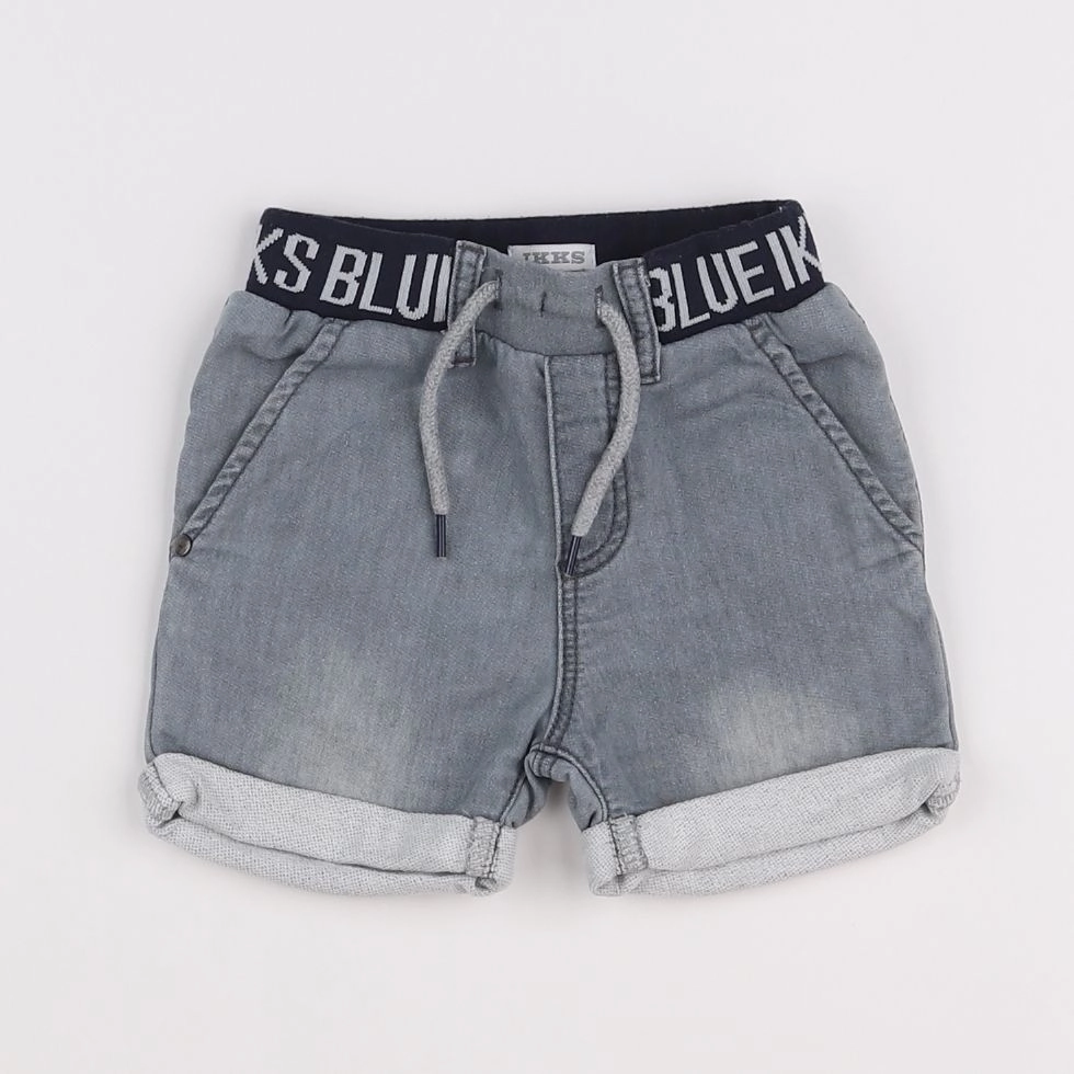 IKKS - short gris - 6 mois