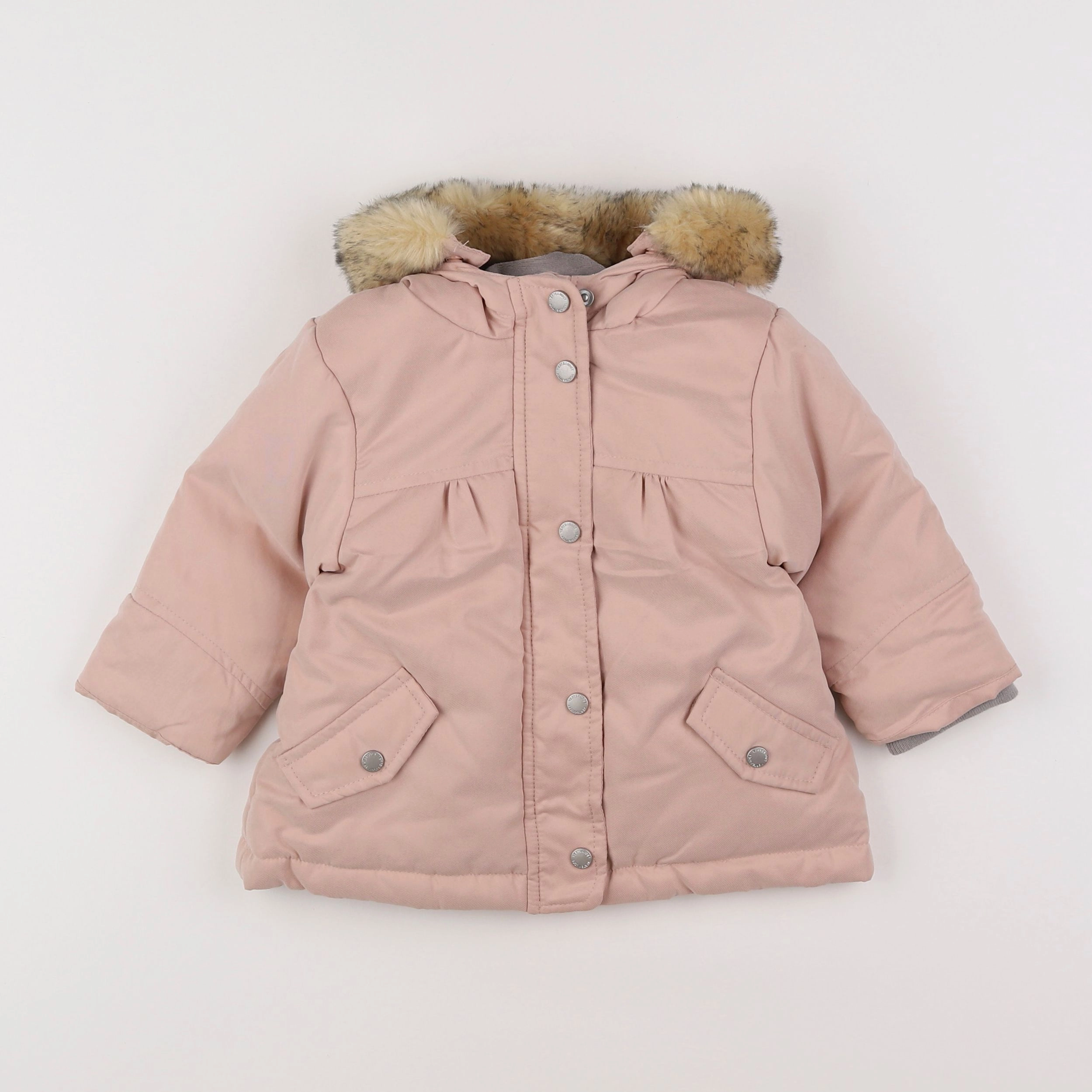 Vertbaudet - parka rose - 12 mois