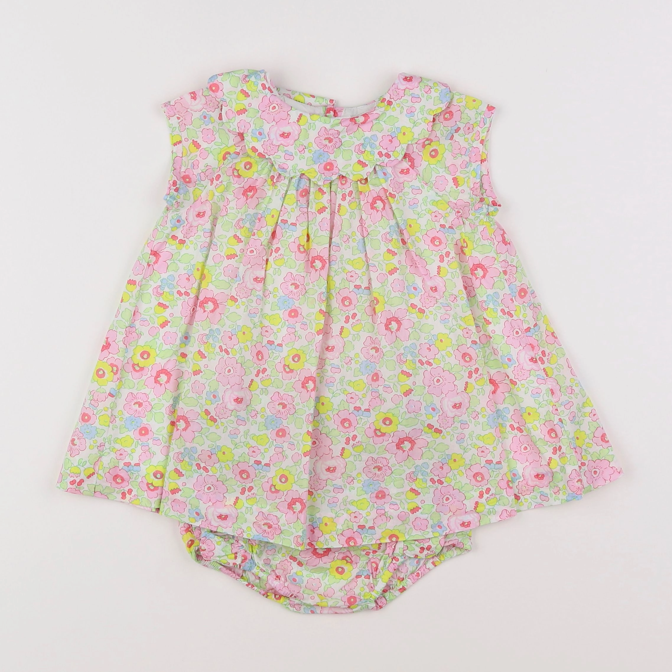 Jacadi - robe liberty multicolore - 12 mois