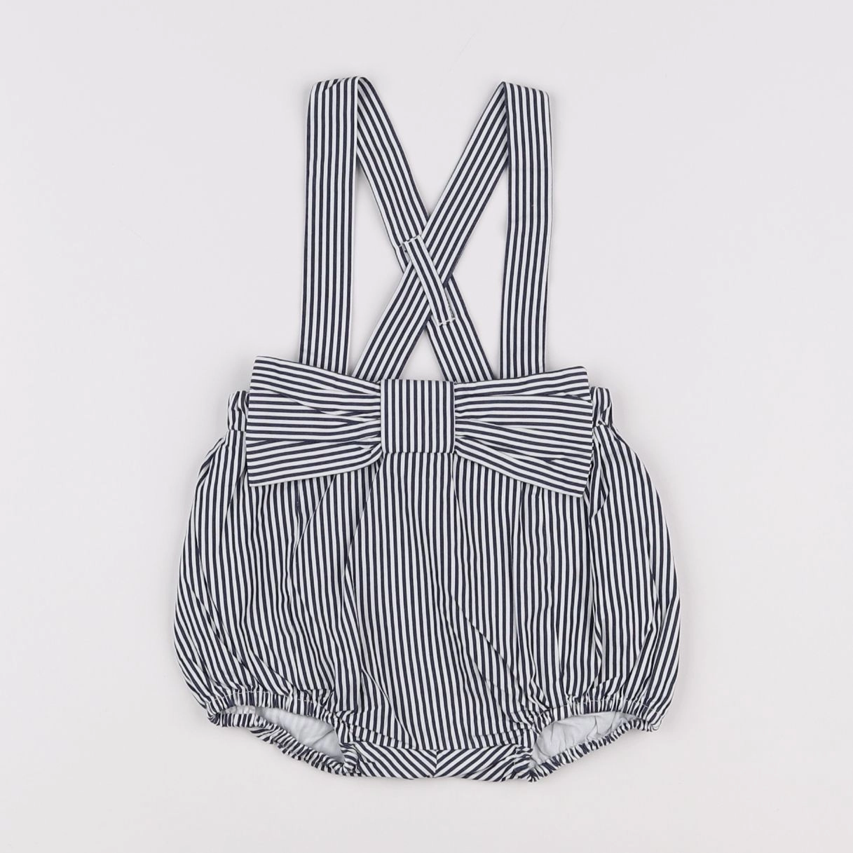 Jacadi - bloomer bleu, blanc - 6 mois