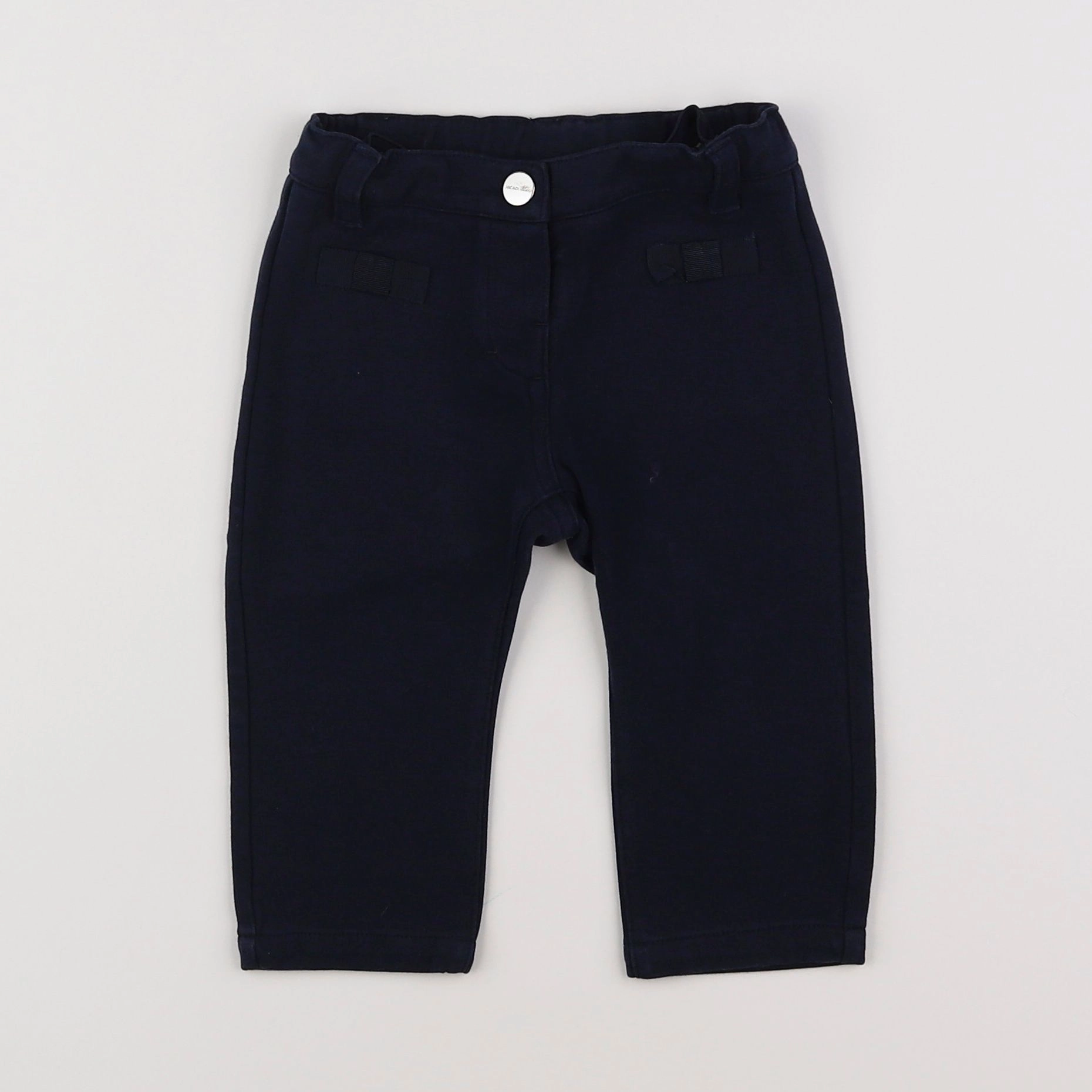 Jacadi - pantalon bleu - 12 mois