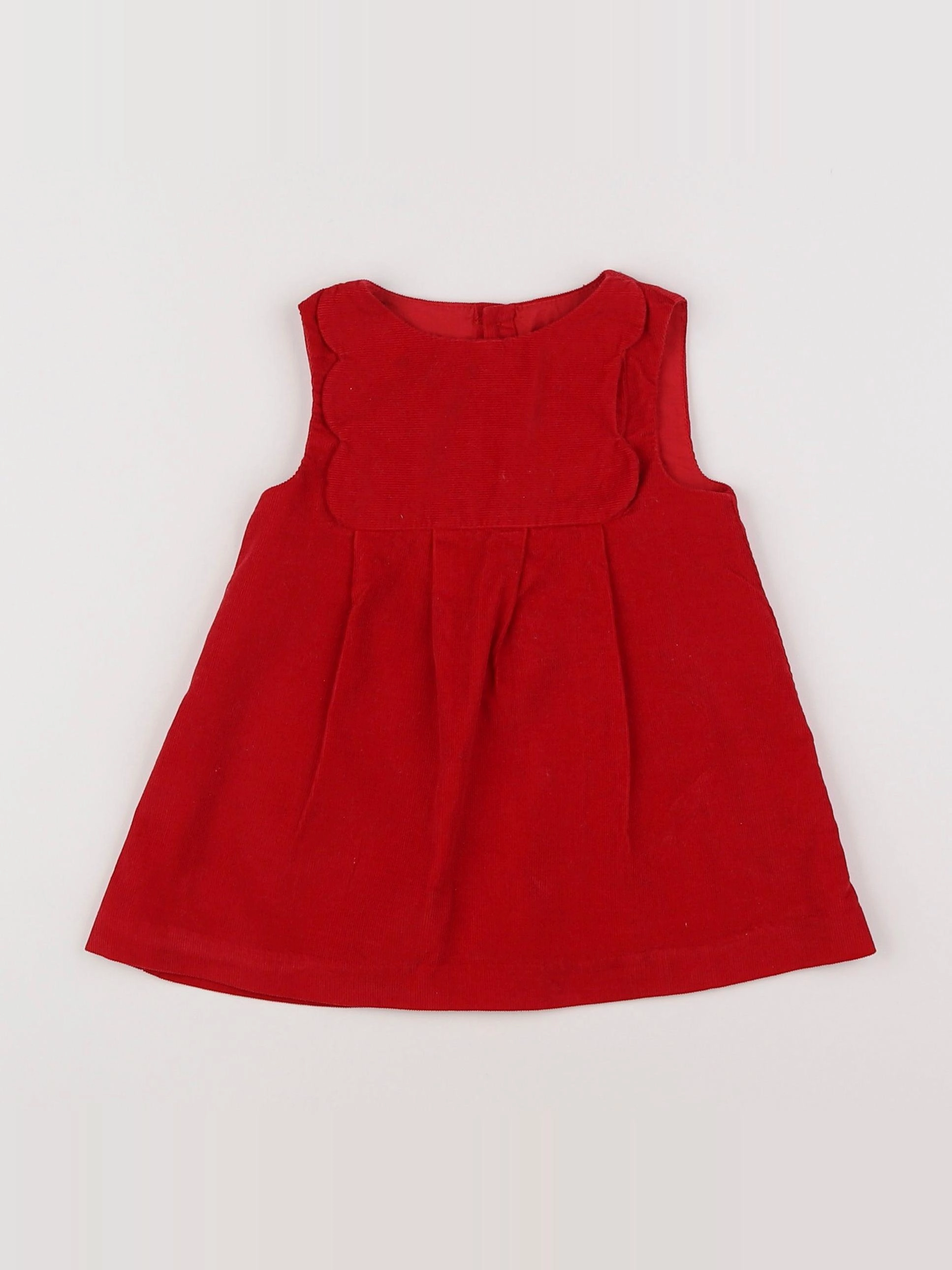 Jacadi - robe rouge - 12 mois