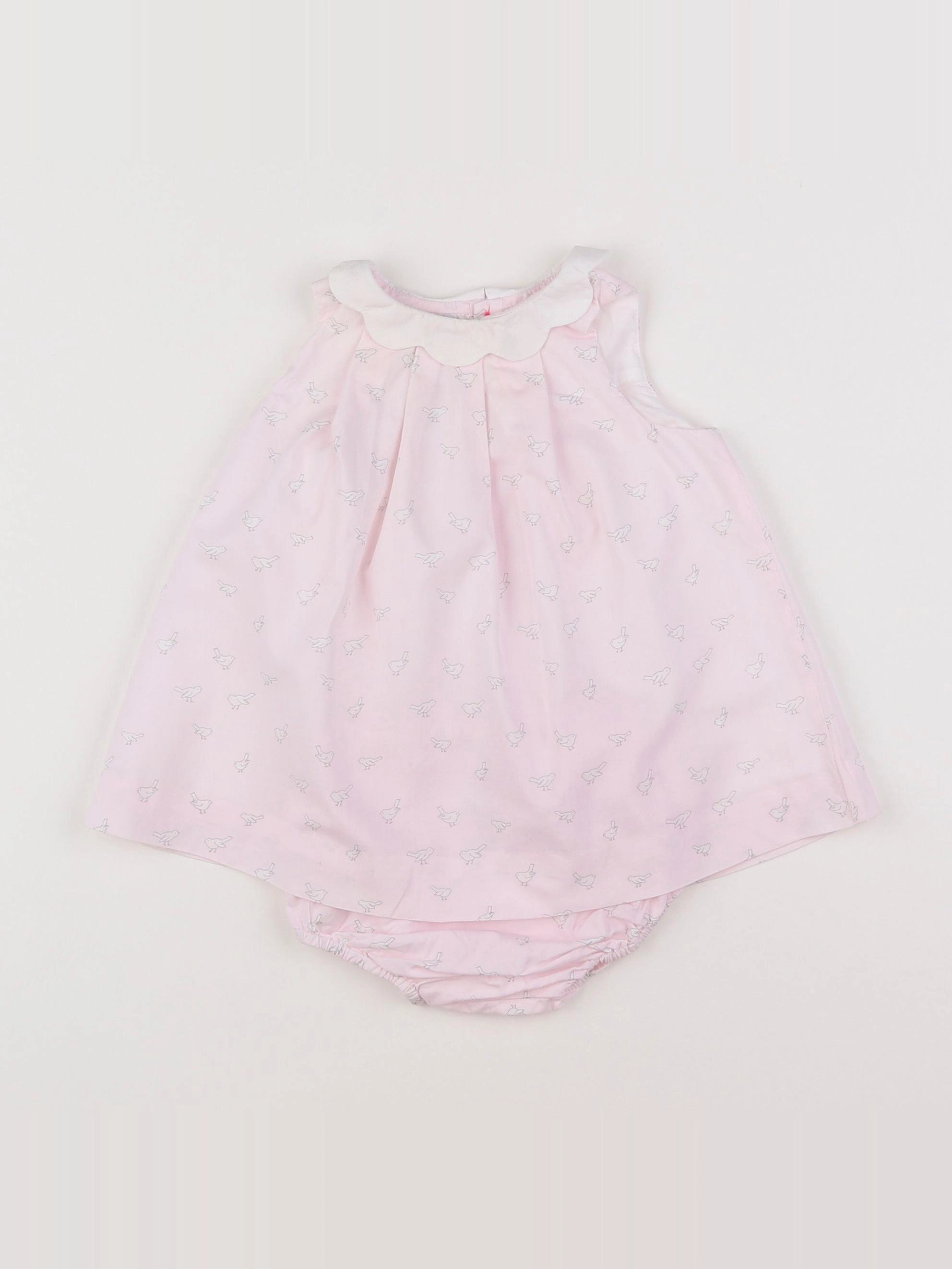 Jacadi - robe rose - 3 mois