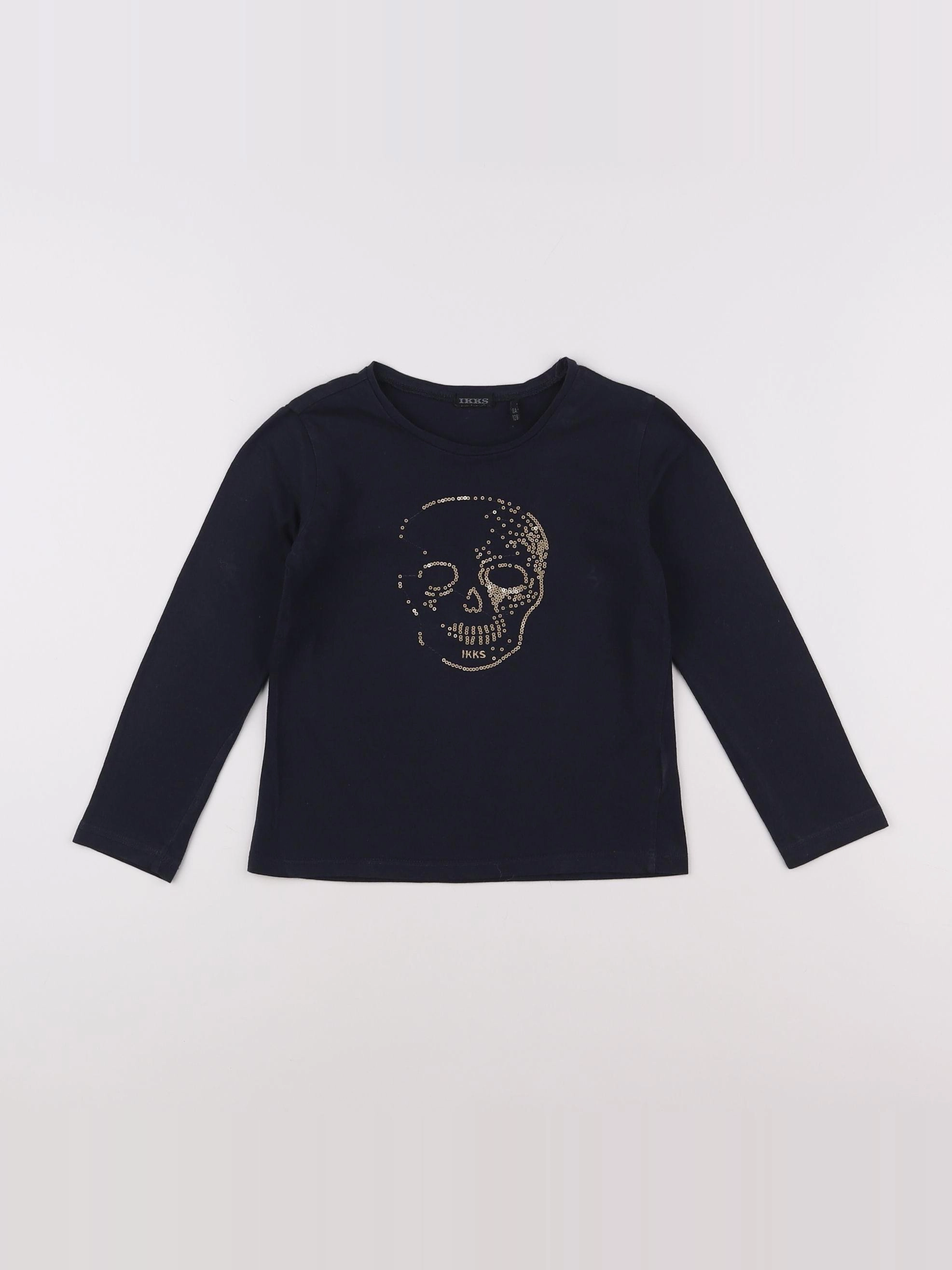 IKKS - tee-shirt gris, or - 8 ans