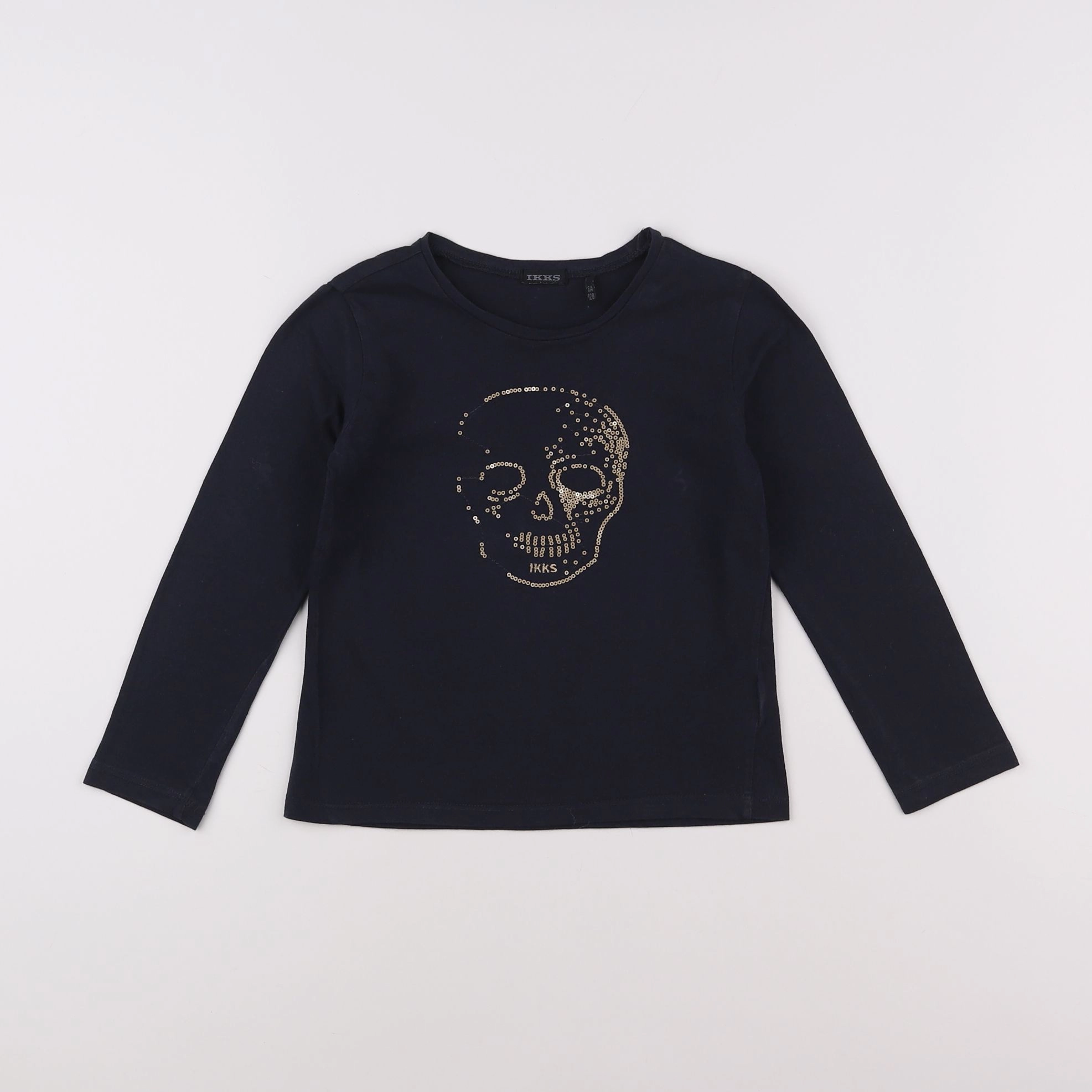 IKKS - tee-shirt gris, or - 8 ans