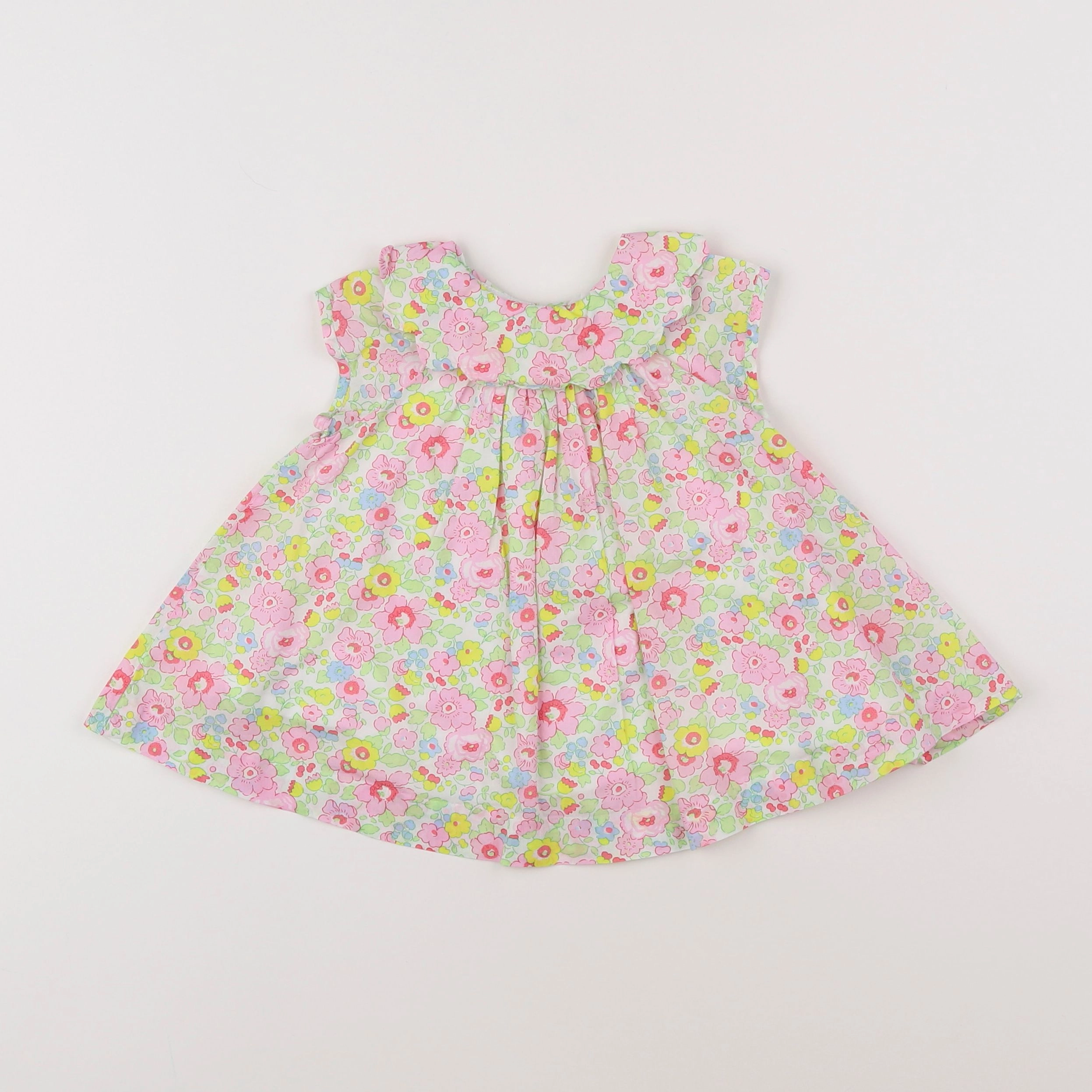 Jacadi - robe liberty multicolore - 6 mois
