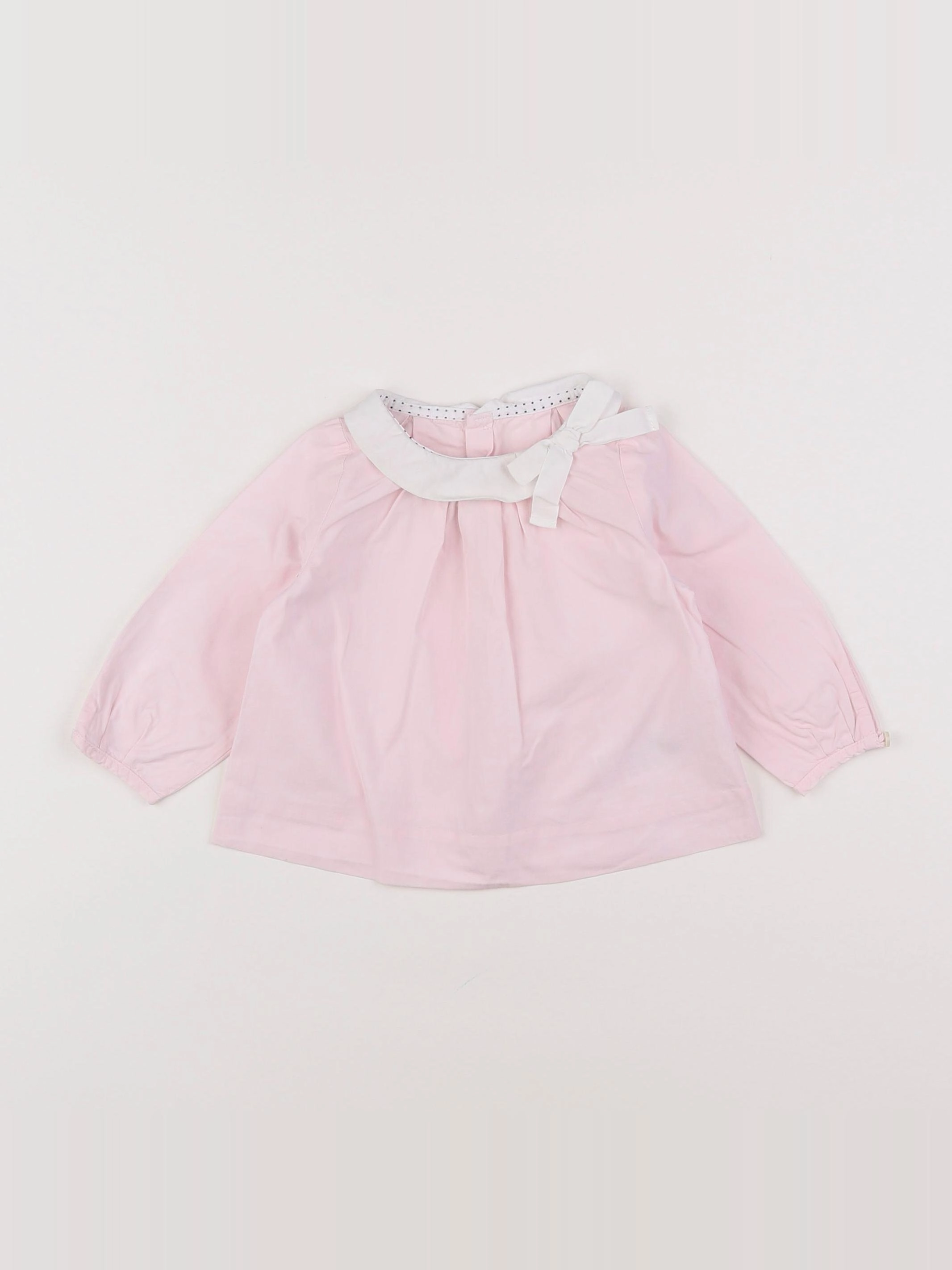 Jacadi - blouse rose - 6 mois