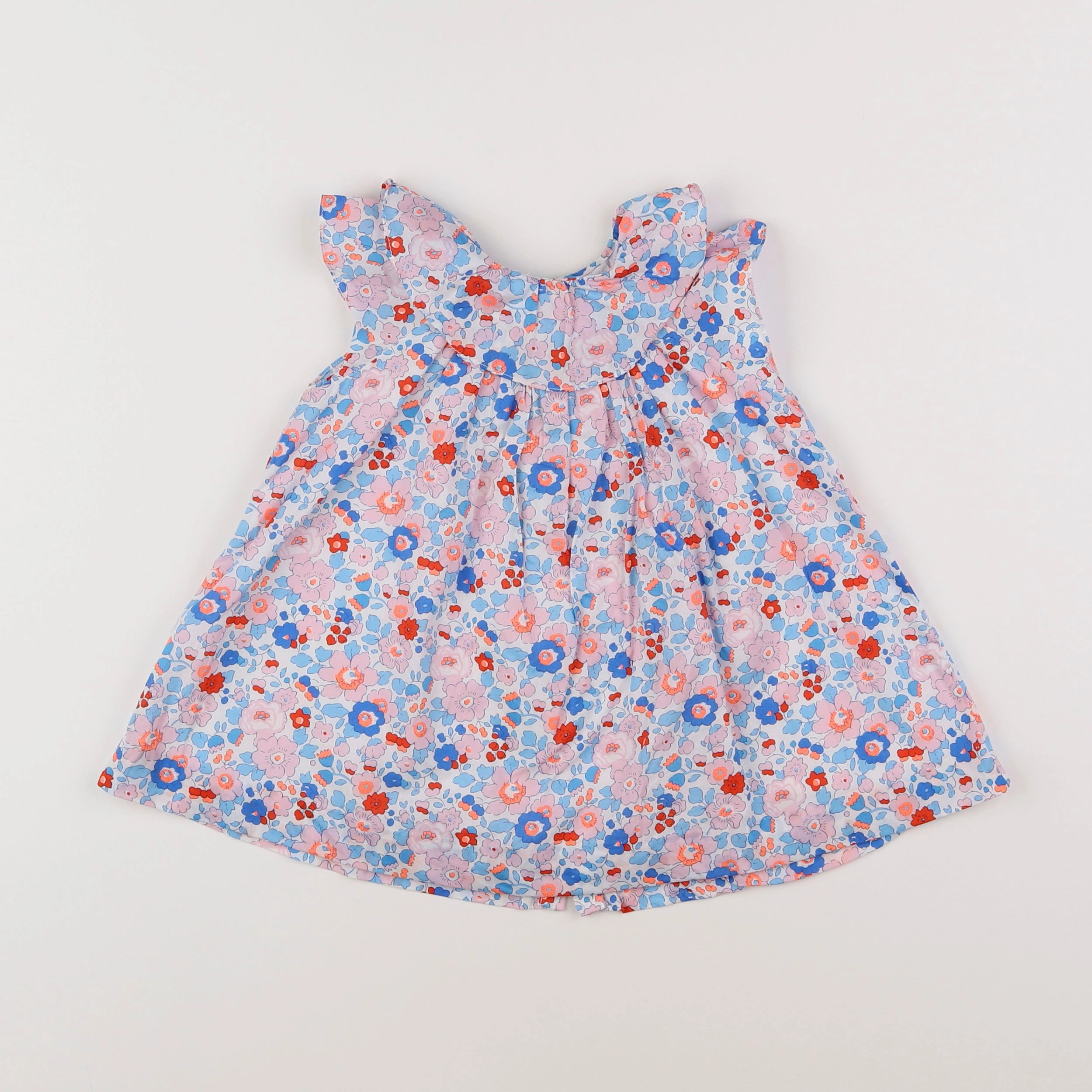 Jacadi - robe liberty multicolore - 12 mois