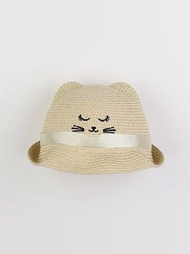 Vertbaudet - chapeau beige - 3/6 mois