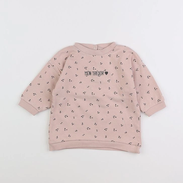 Vertbaudet - robe rose - 12 mois