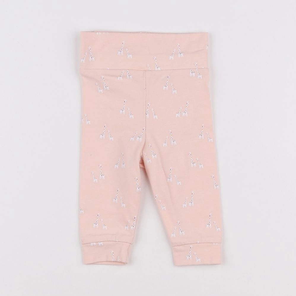 Vertbaudet - legging rose - 1 mois