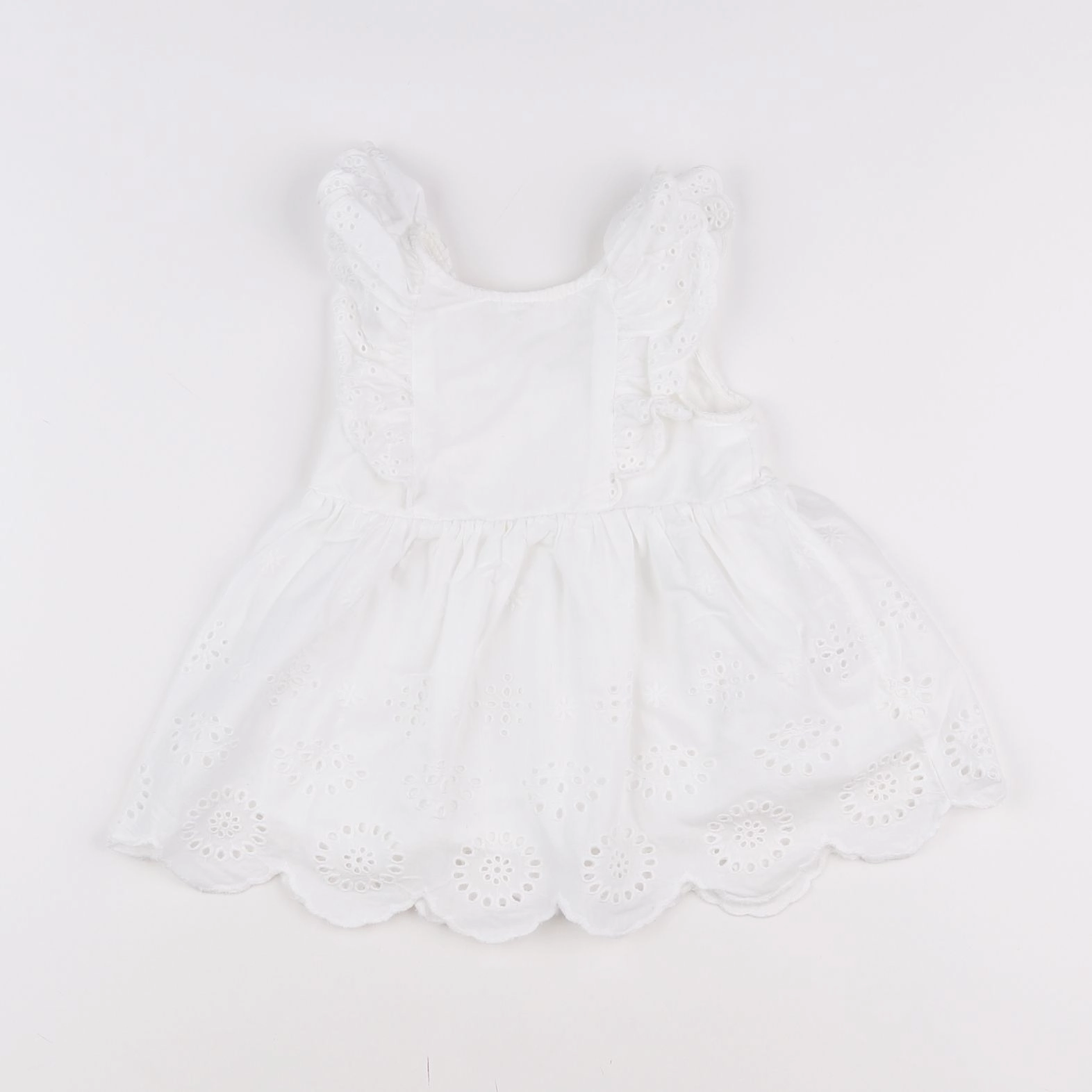 Vertbaudet - robe blanc - 12 mois
