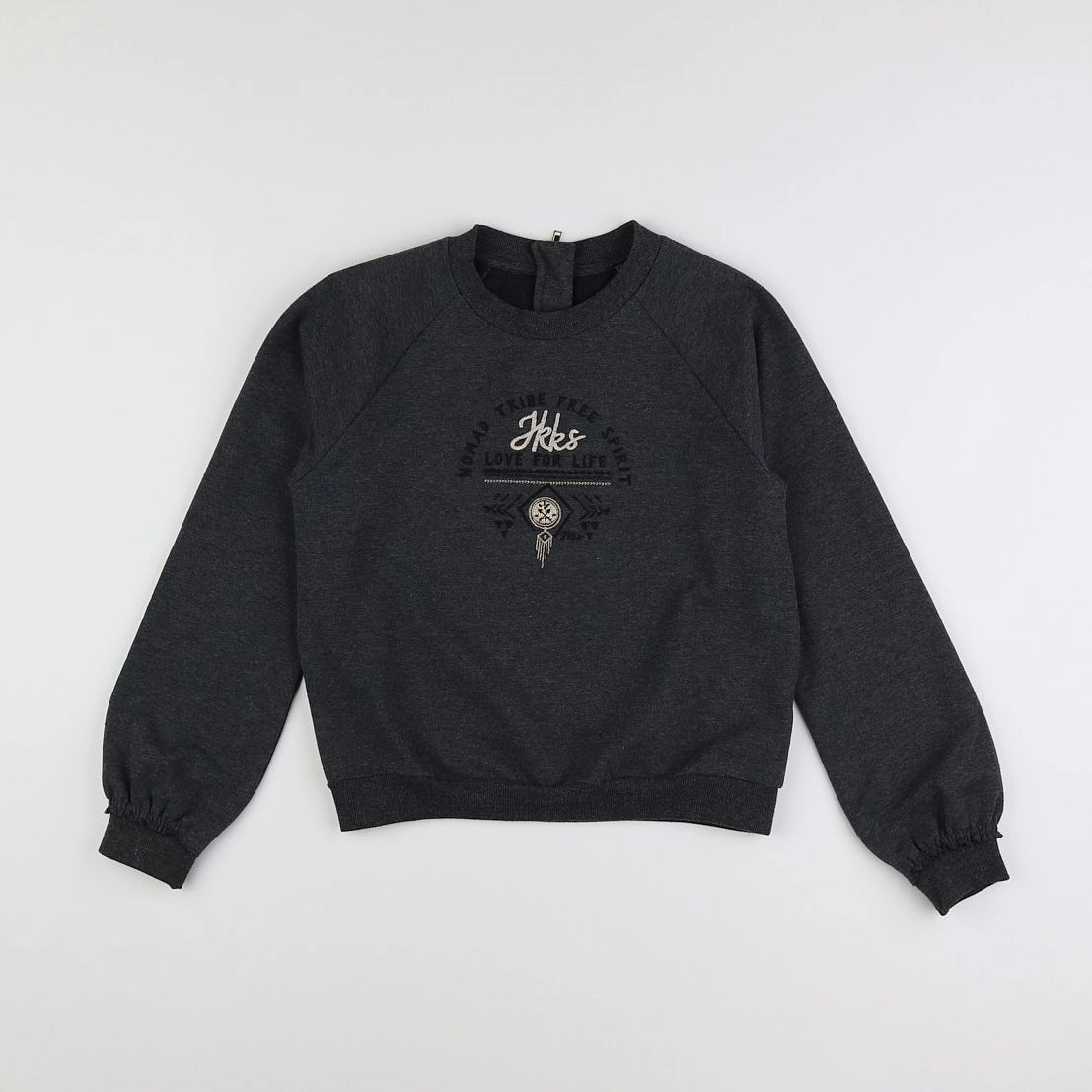 IKKS - sweat gris - 12 ans