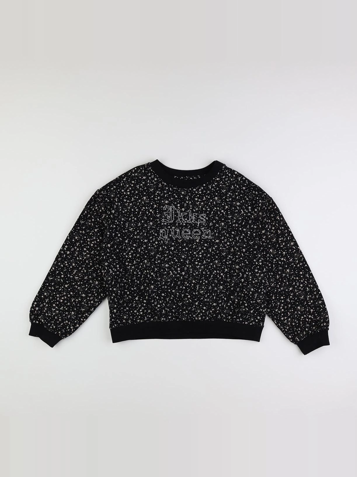 IKKS - sweat noir - 12 ans