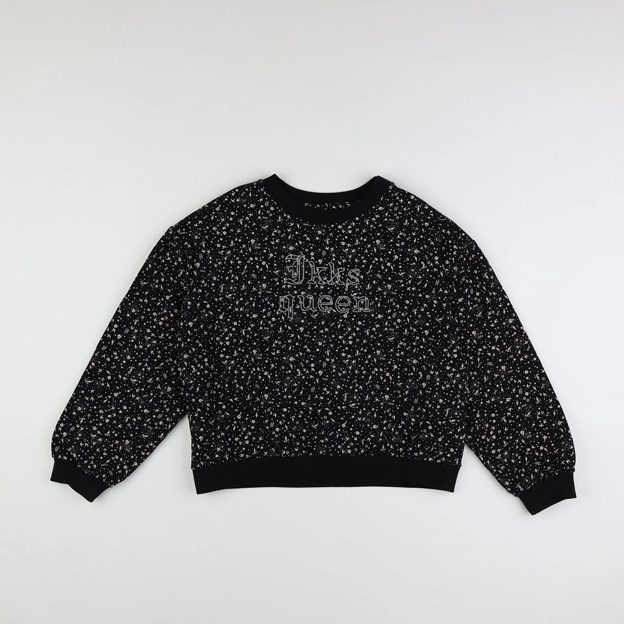 IKKS - sweat noir - 12 ans