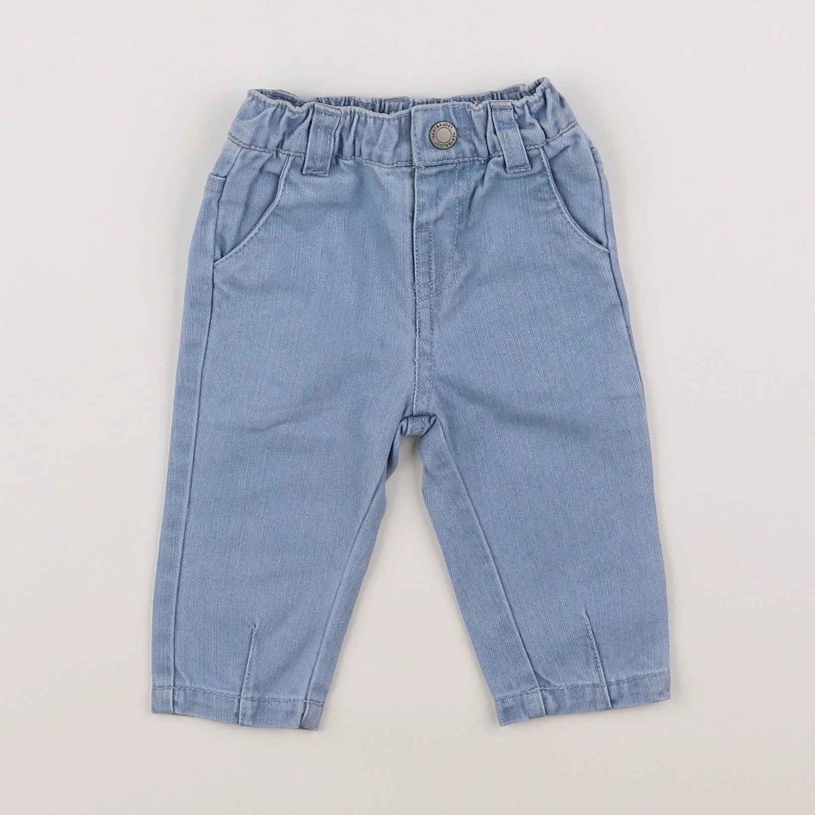 Vertbaudet - jean bleu - 3 mois