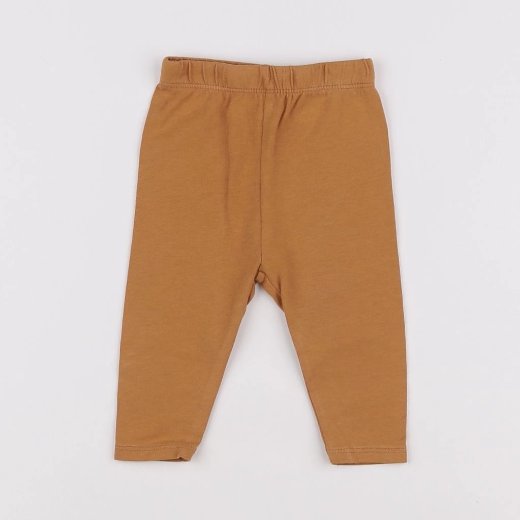 Vertbaudet - legging orange - 3 mois