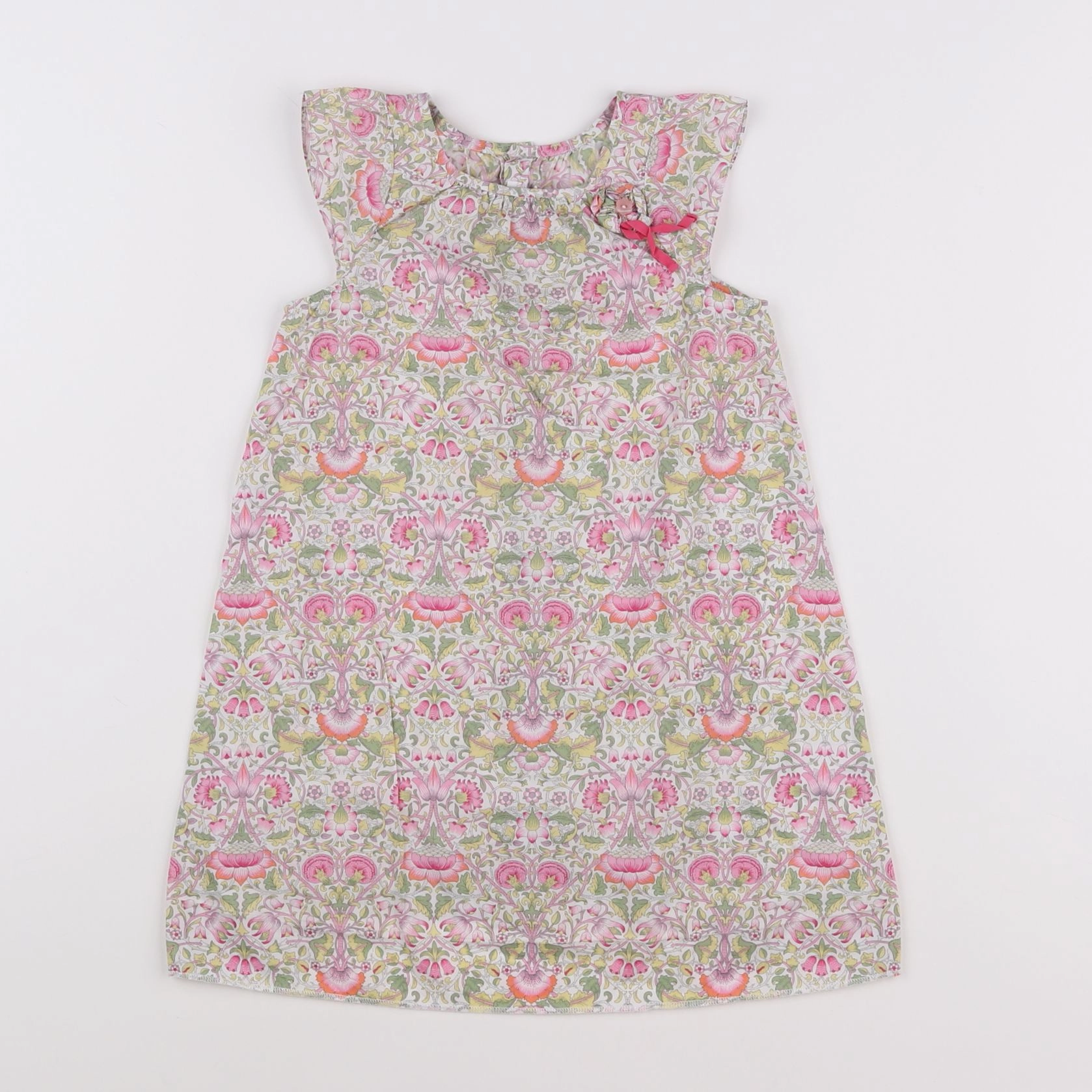 Jacadi - robe liberty multicolore - 2 ans