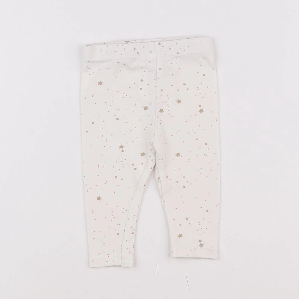 Vertbaudet - legging blanc - 3 mois