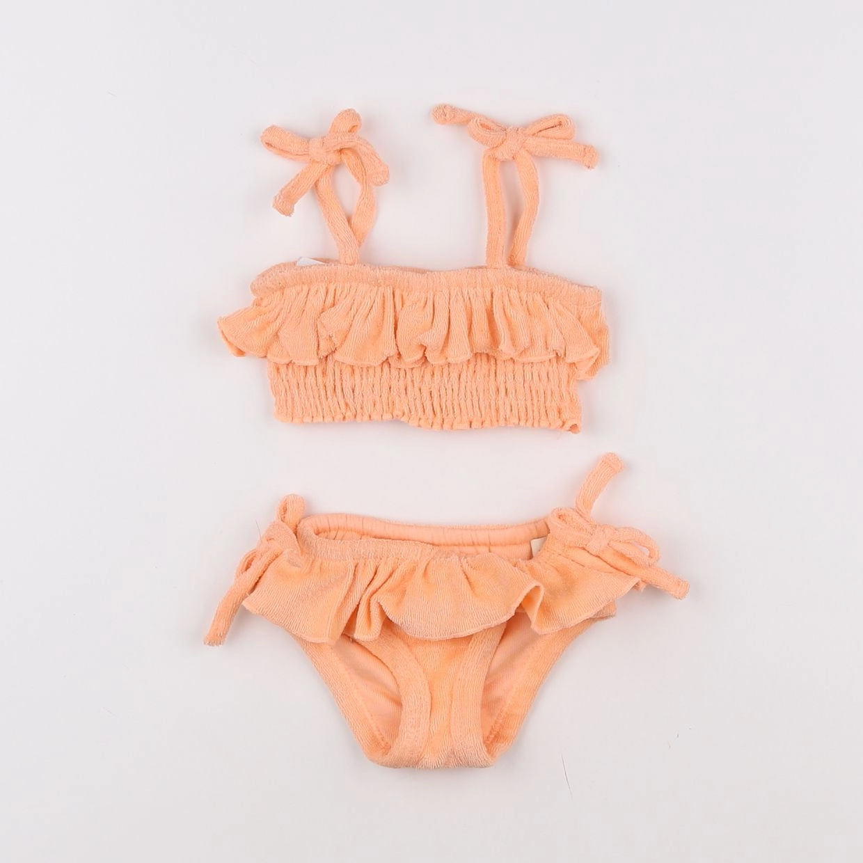 We are kids - maillot de bain éponge orange - 6/12 mois