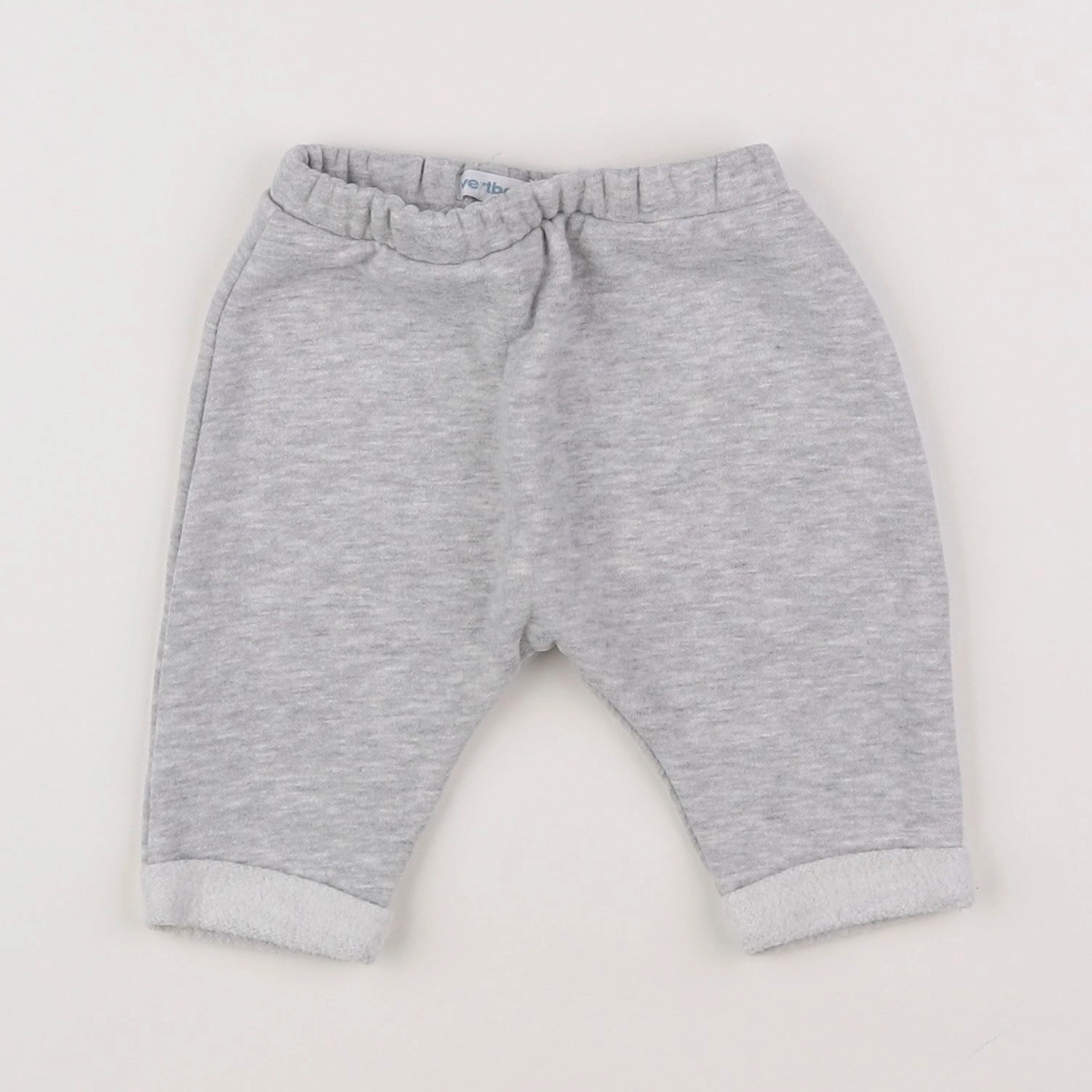 Vertbaudet - sarouel gris - 3 mois