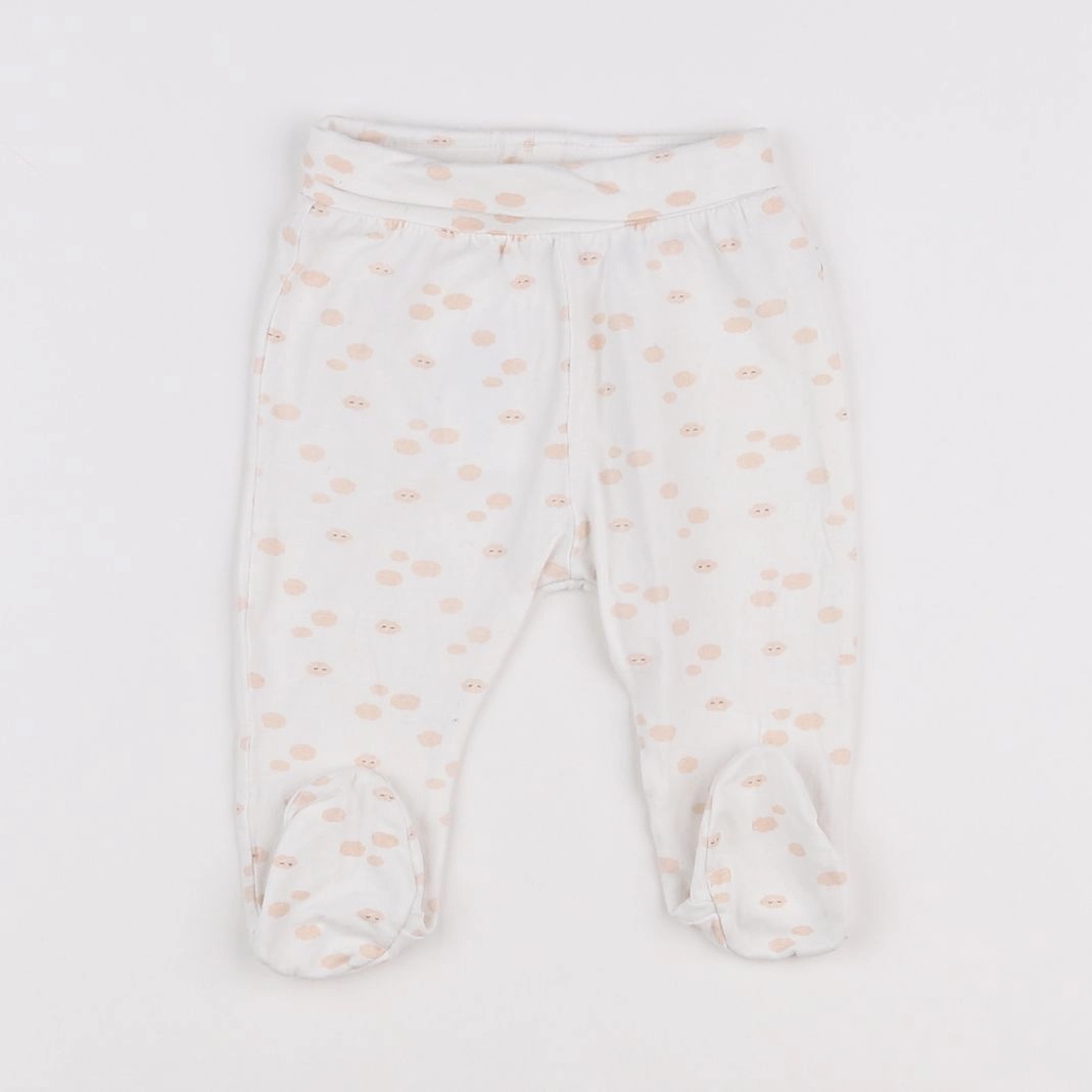 Vertbaudet - legging blanc - 1 mois