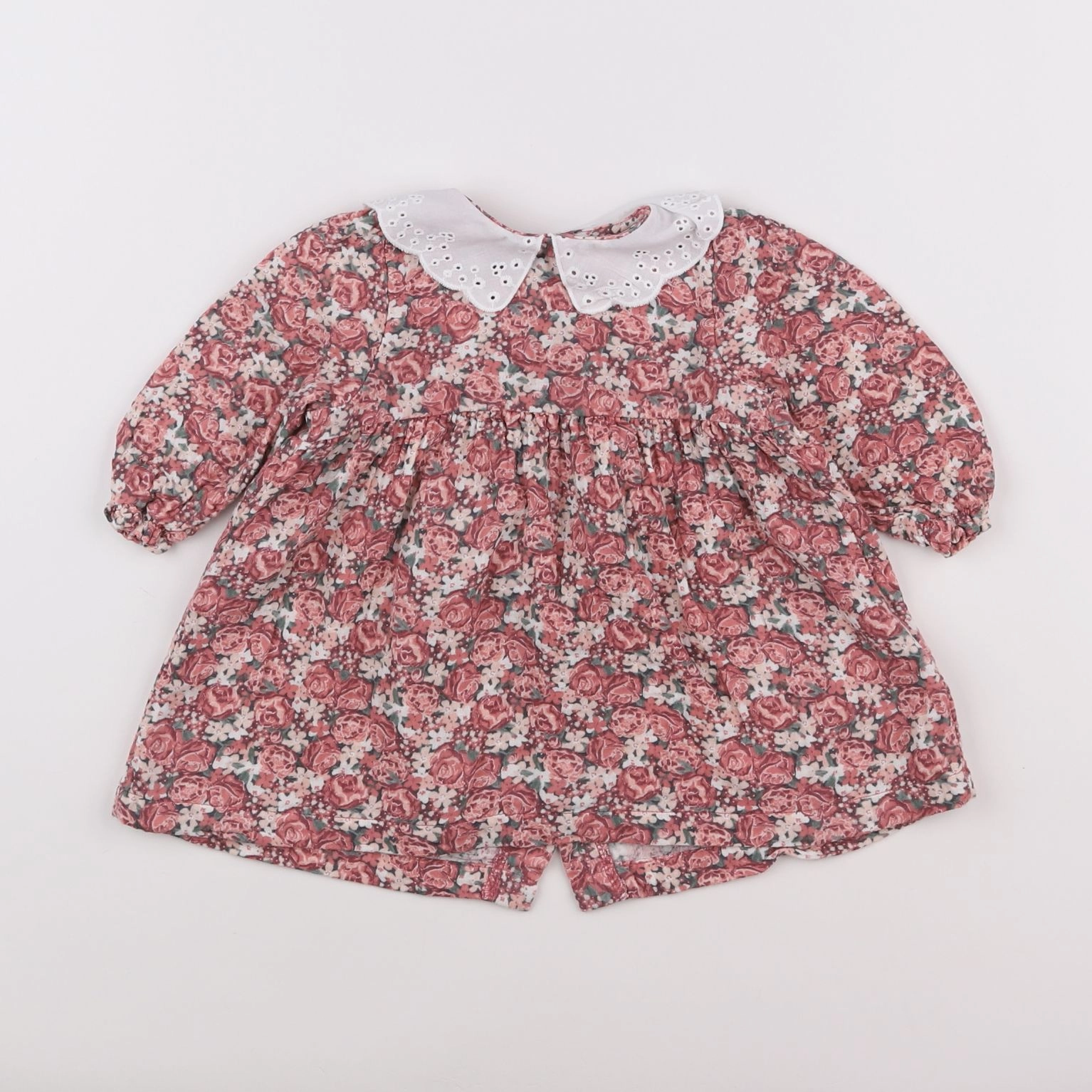 Vertbaudet - robe multicolore - 9 mois