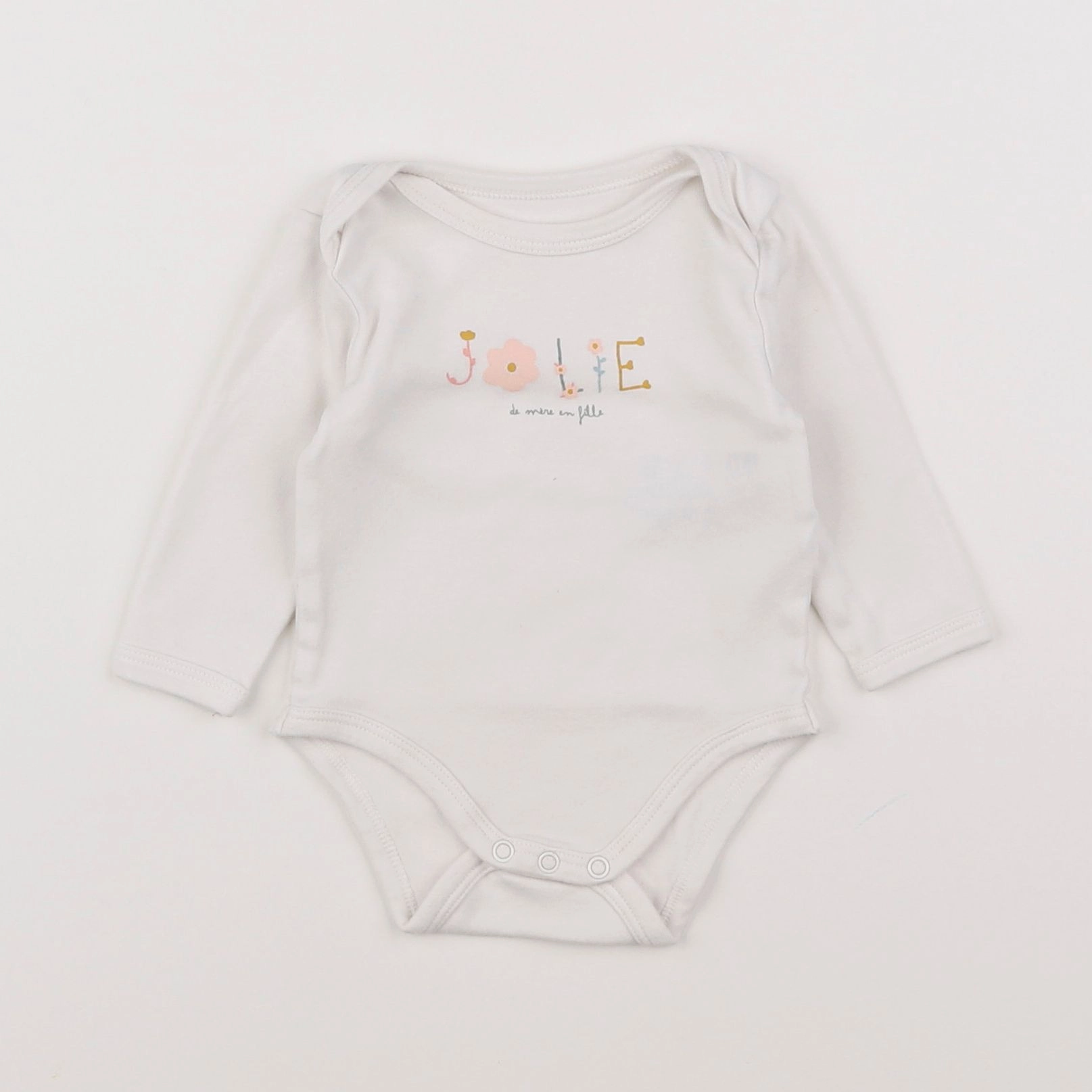 Vertbaudet - body blanc - 3 mois