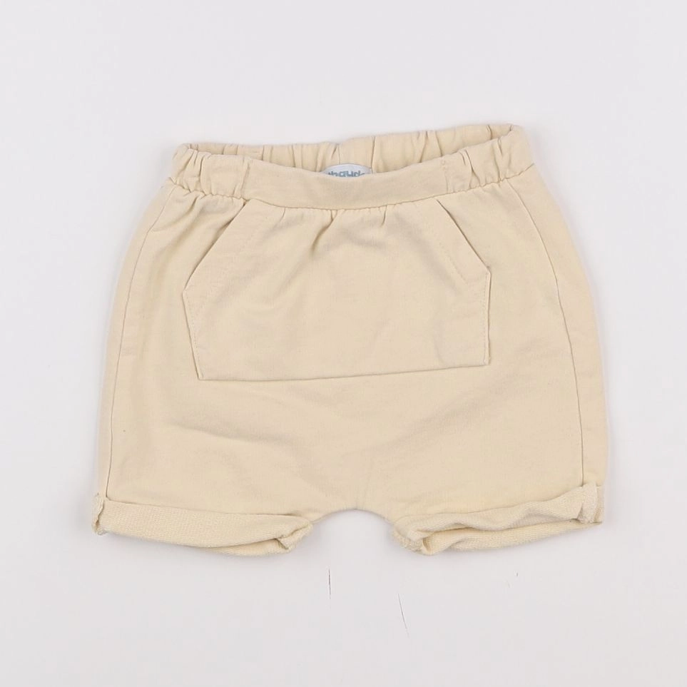 Vertbaudet - short jaune - 3 mois