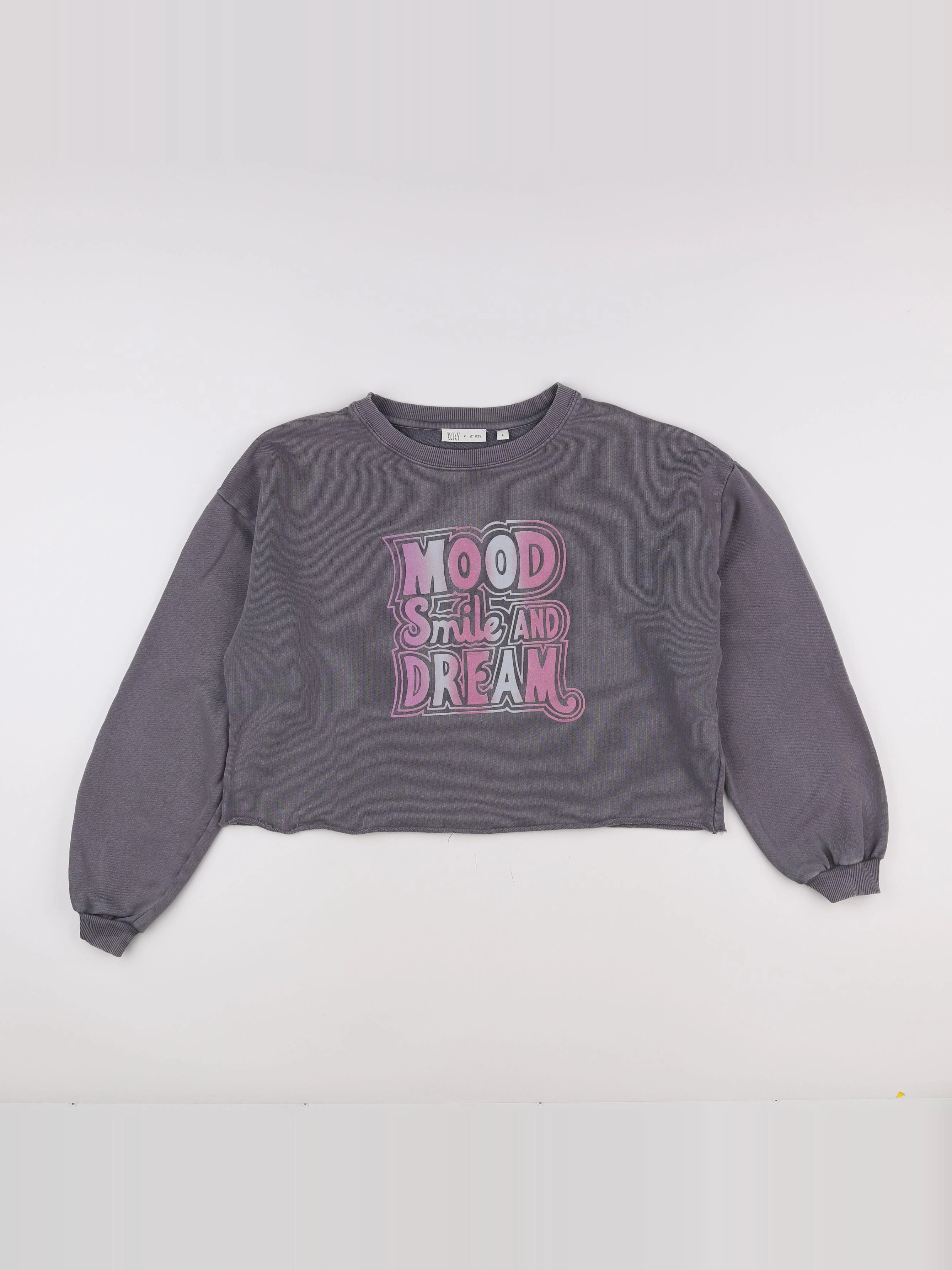 IKKS - sweat gris - 14 ans