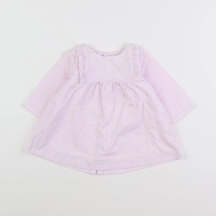 Jacadi - robe rose - 6 mois
