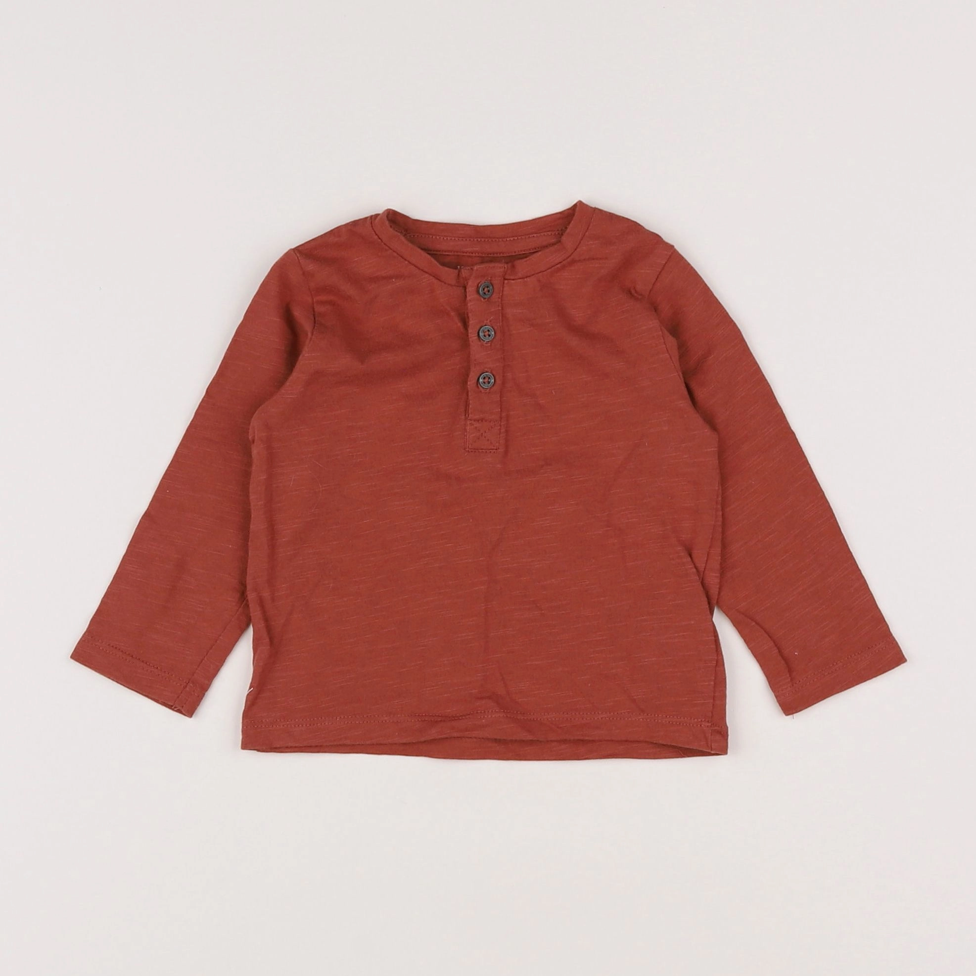 Vertbaudet - tee-shirt marron - 6 mois