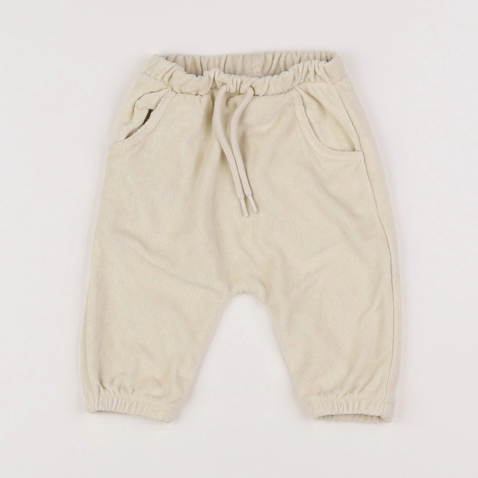 Vertbaudet - jogging beige - 3 mois