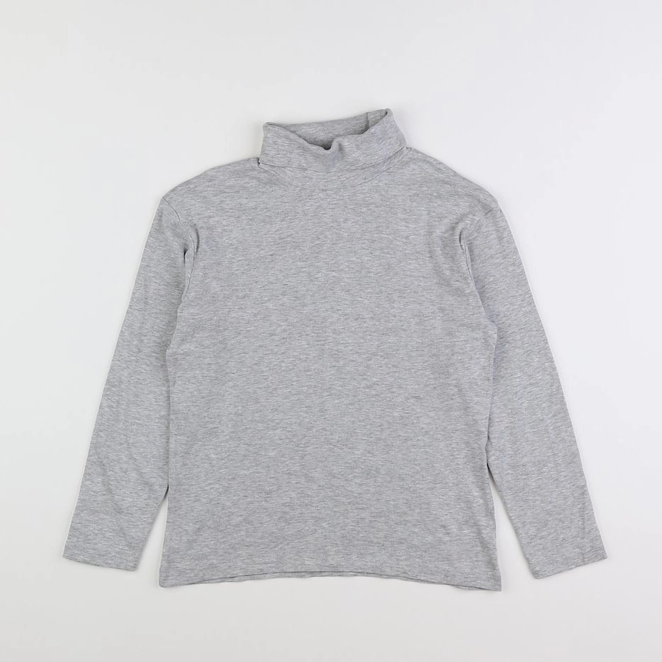 Vertbaudet - sous-pull gris - 10 ans