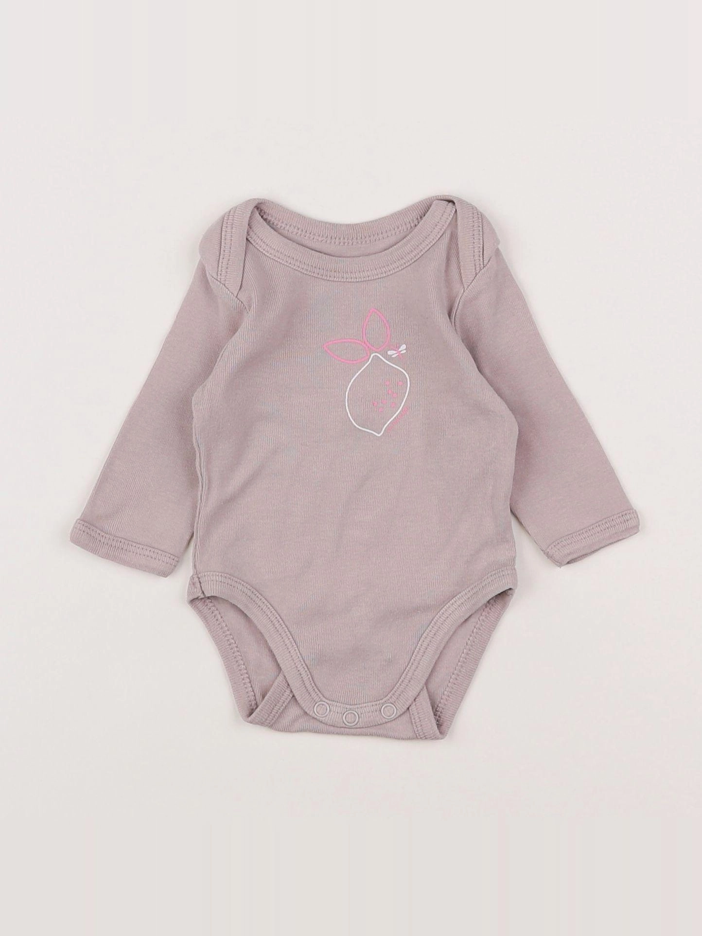 Vertbaudet - body violet - 1 mois