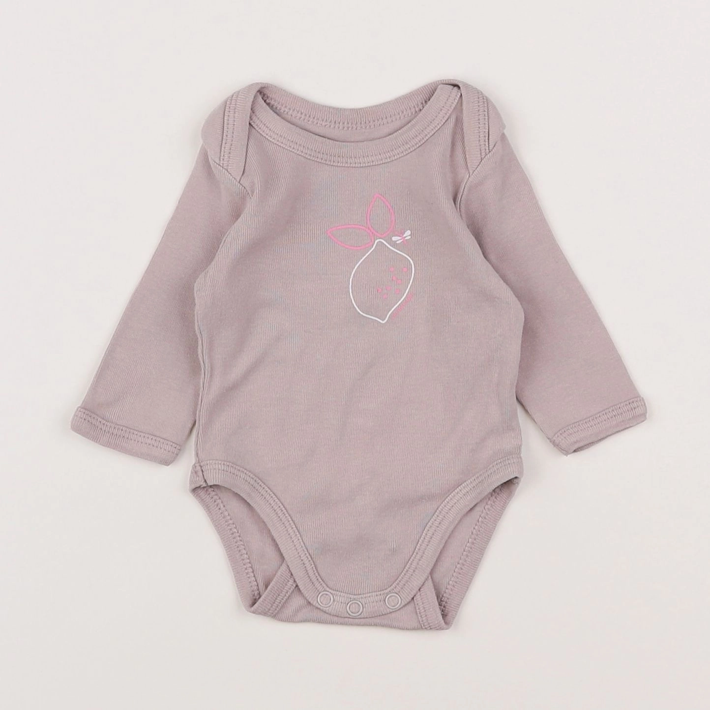 Vertbaudet - body violet - 1 mois