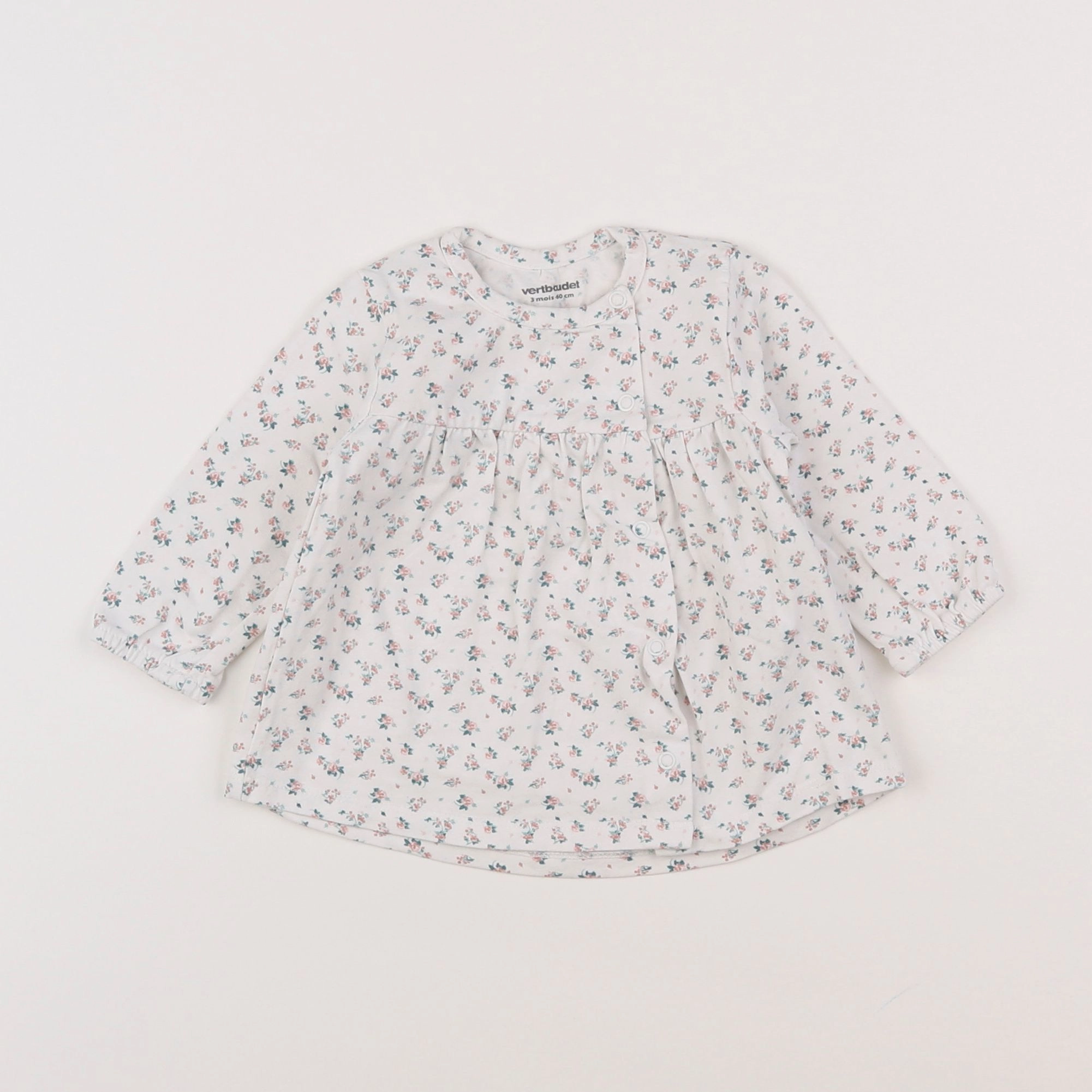 Vertbaudet - robe blanc - 3 mois