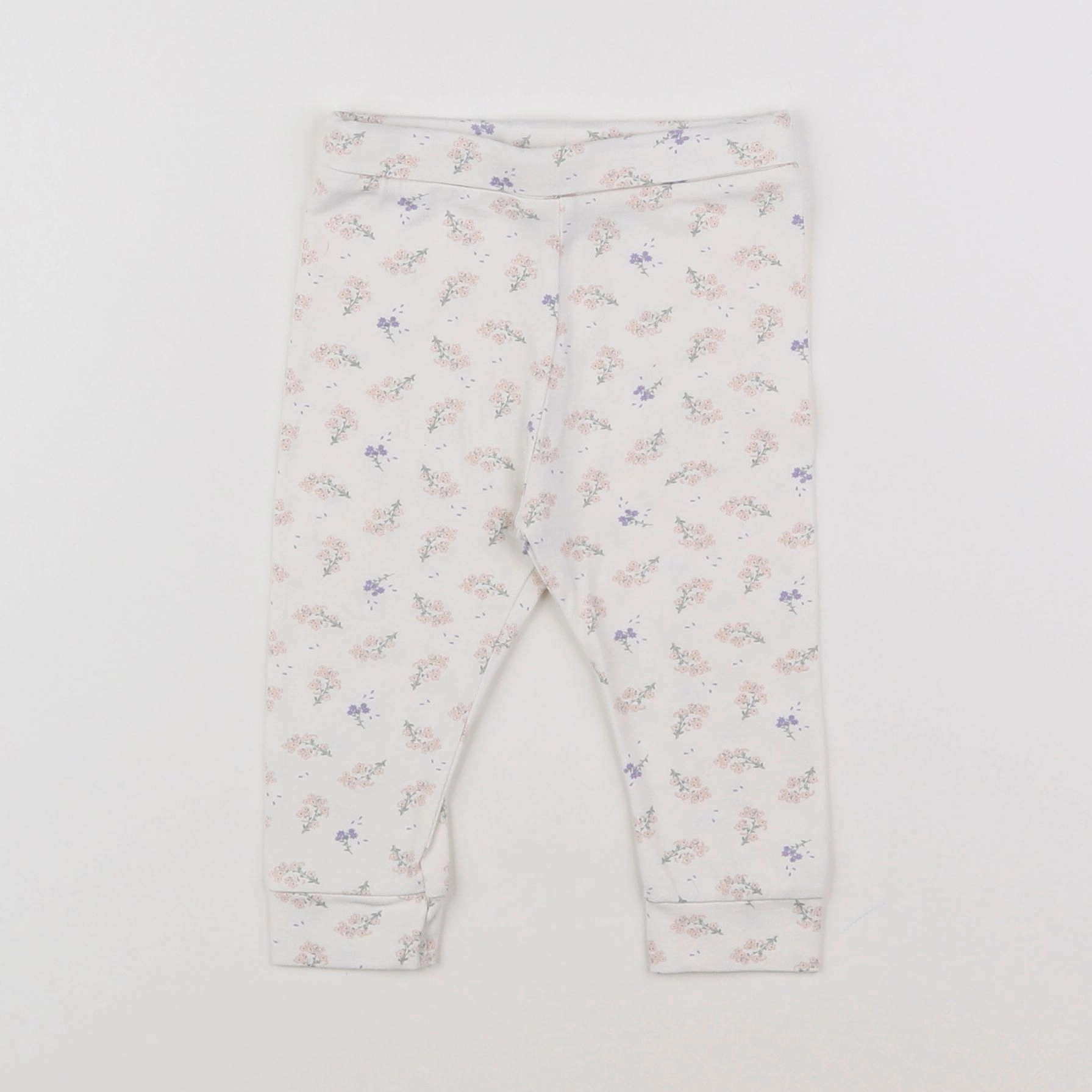 Vertbaudet - legging blanc - 6 mois