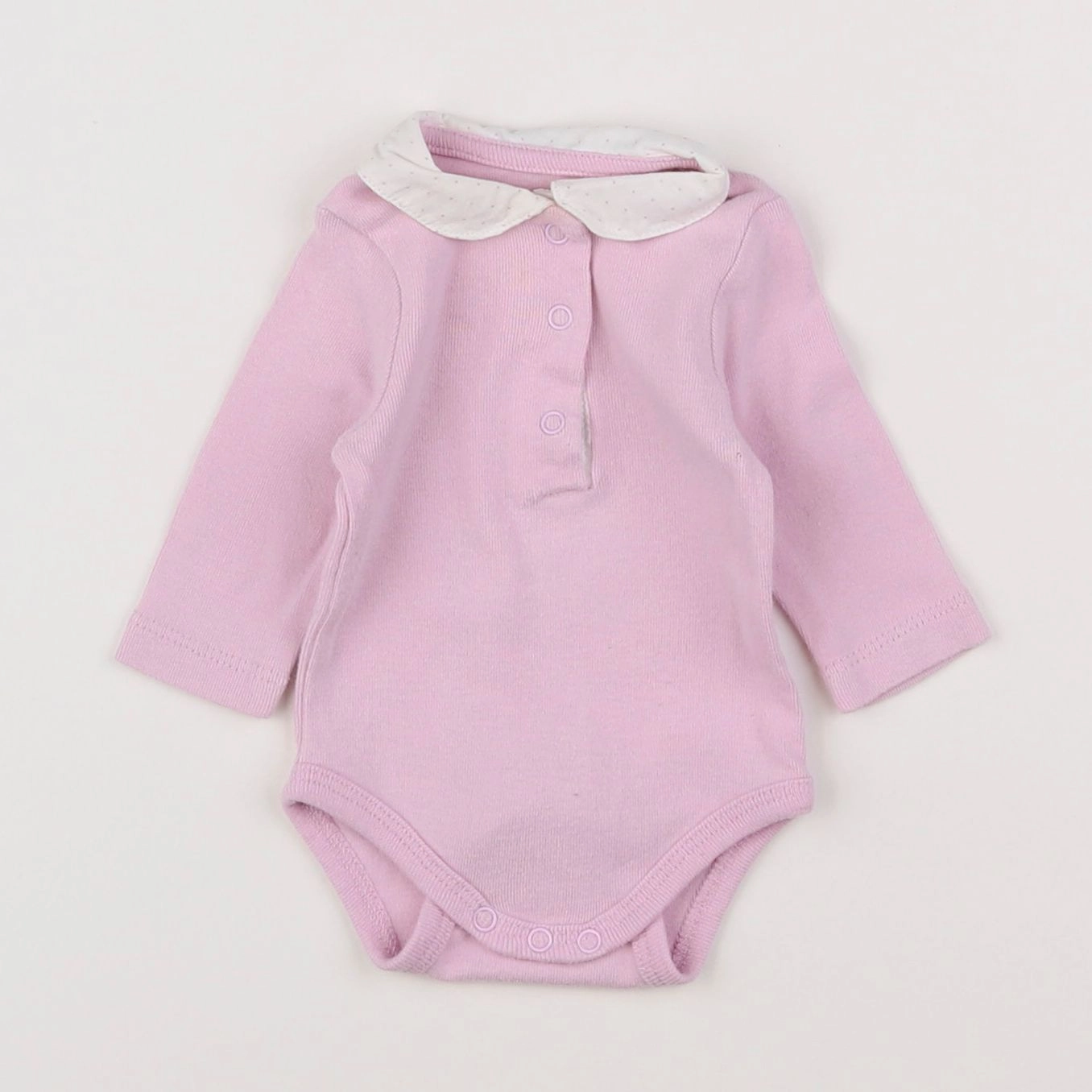 Vertbaudet - body rose - 1 mois
