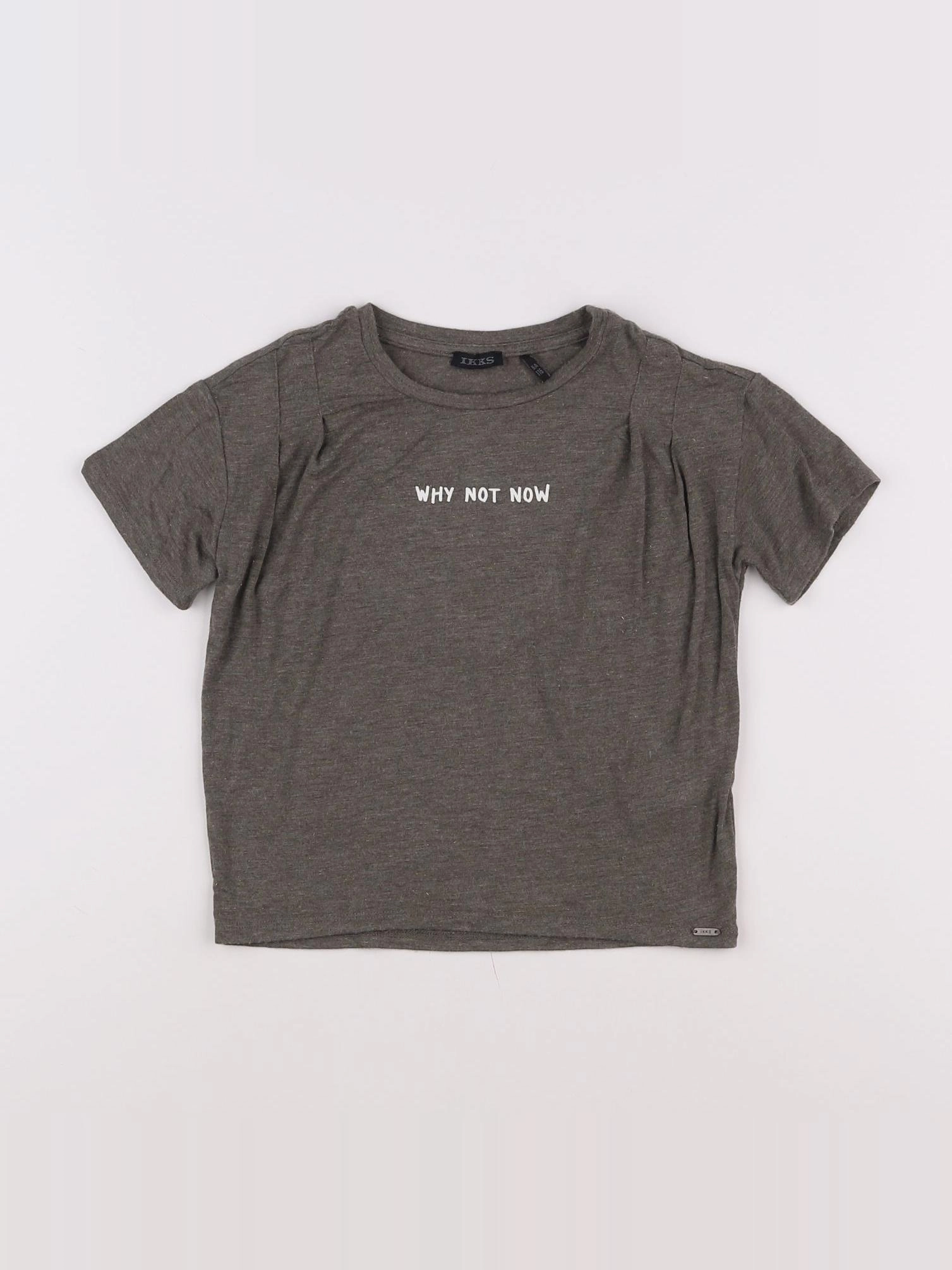 IKKS - tee-shirt gris - 6 ans