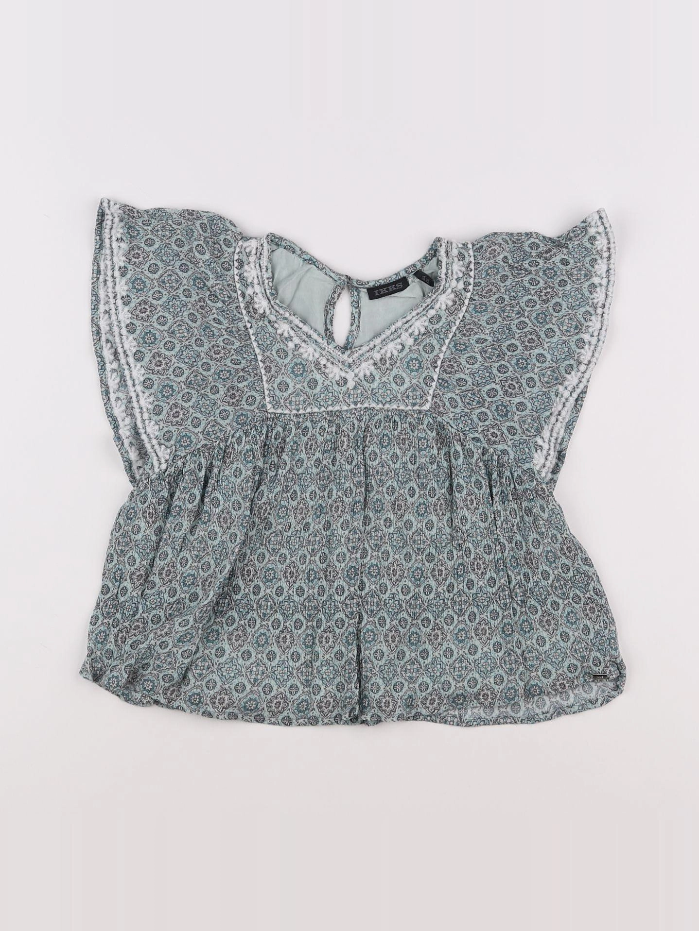 IKKS - blouse vert - 6 ans