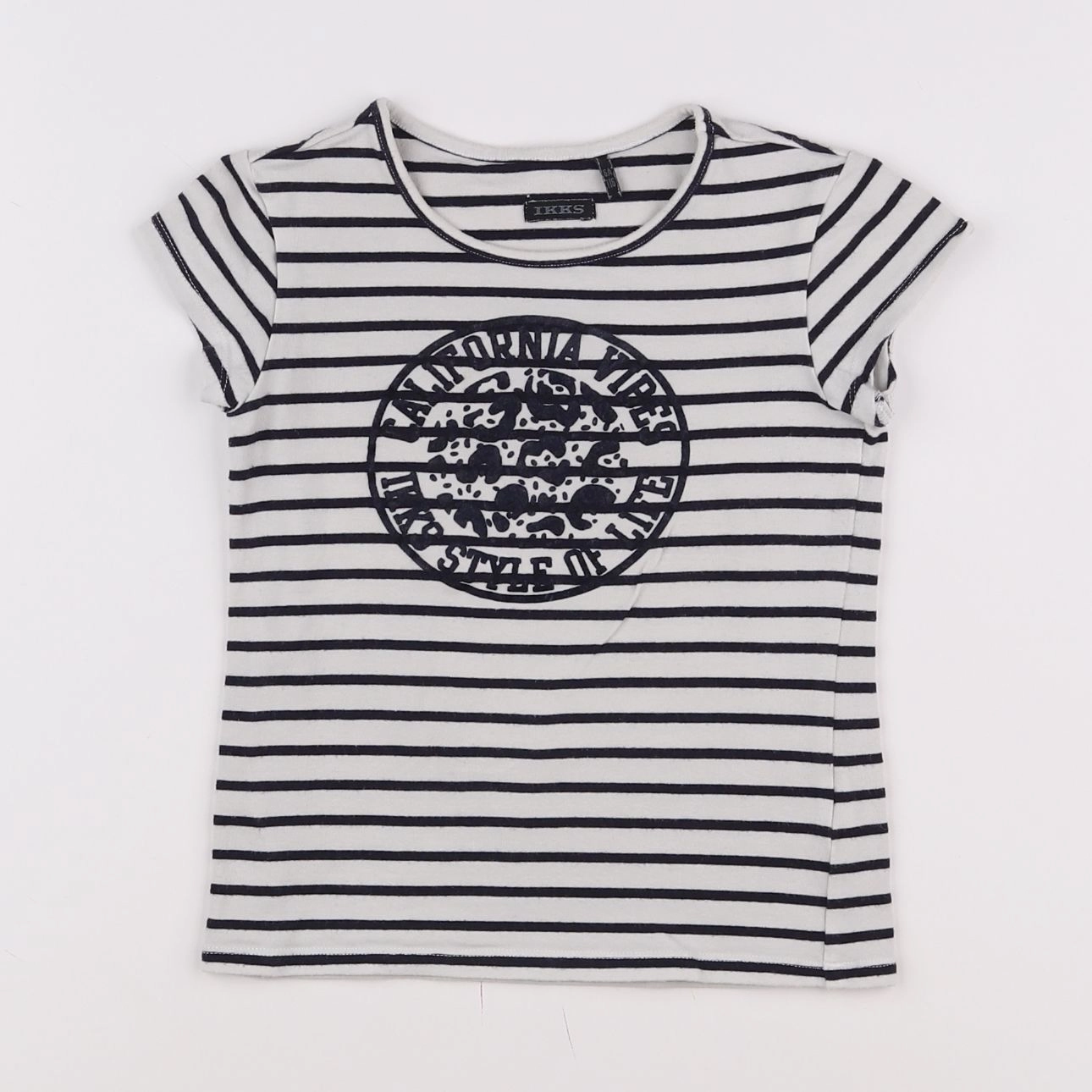 IKKS - tee-shirt bleu - 6 ans