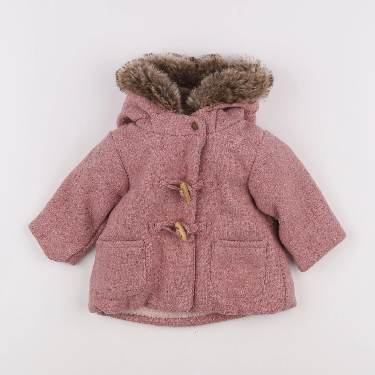 Vertbaudet - parka rose - 3 mois