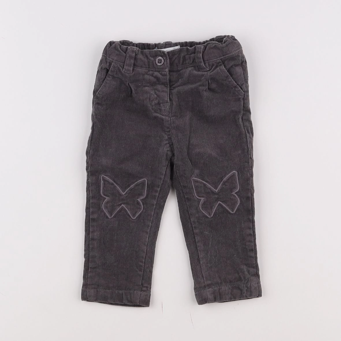 Vertbaudet - pantalon gris - 3 mois