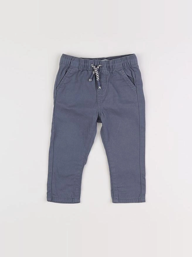 Vertbaudet - pantalon bleu - 9 mois